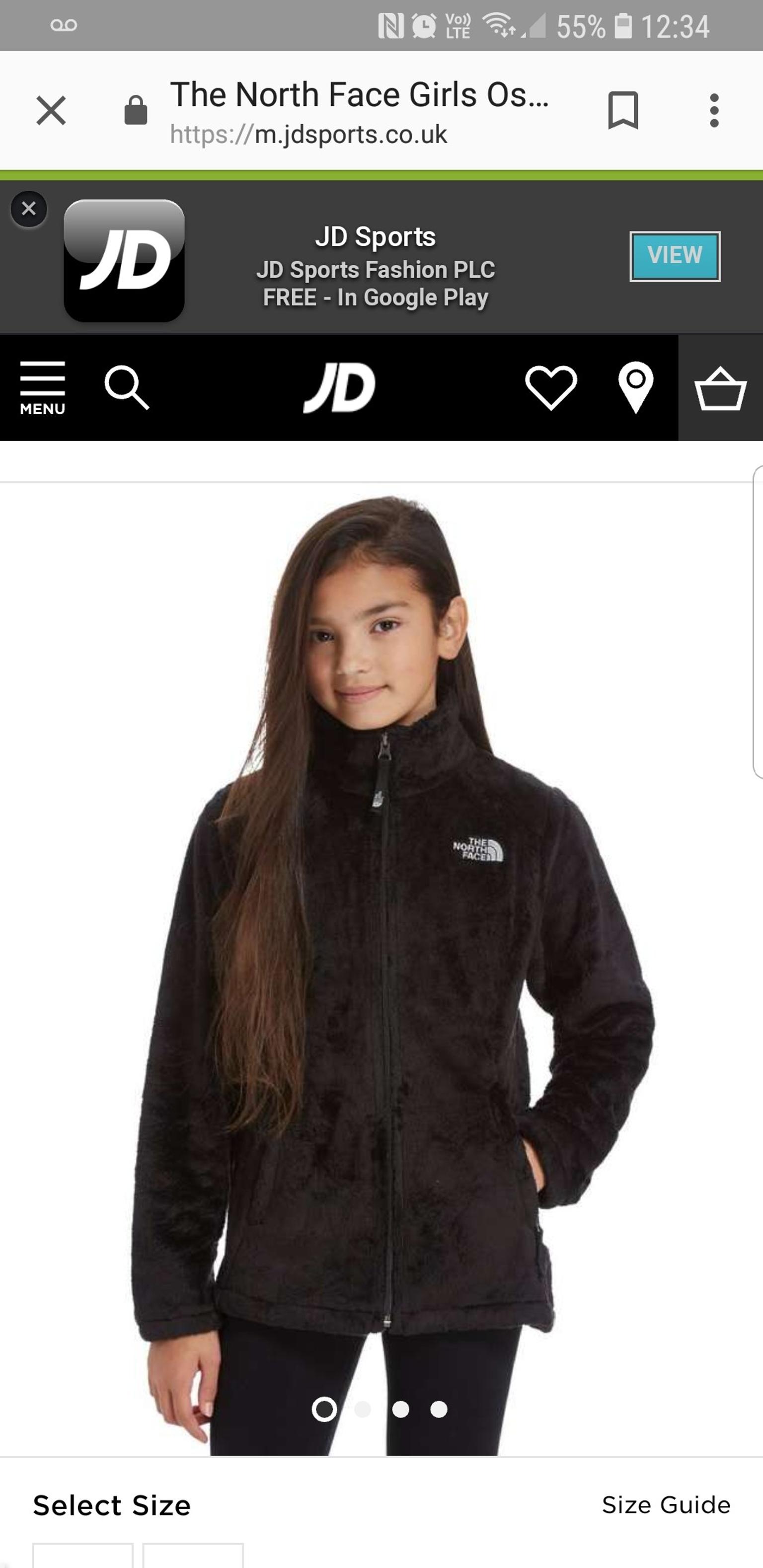 girls north face jacket sale