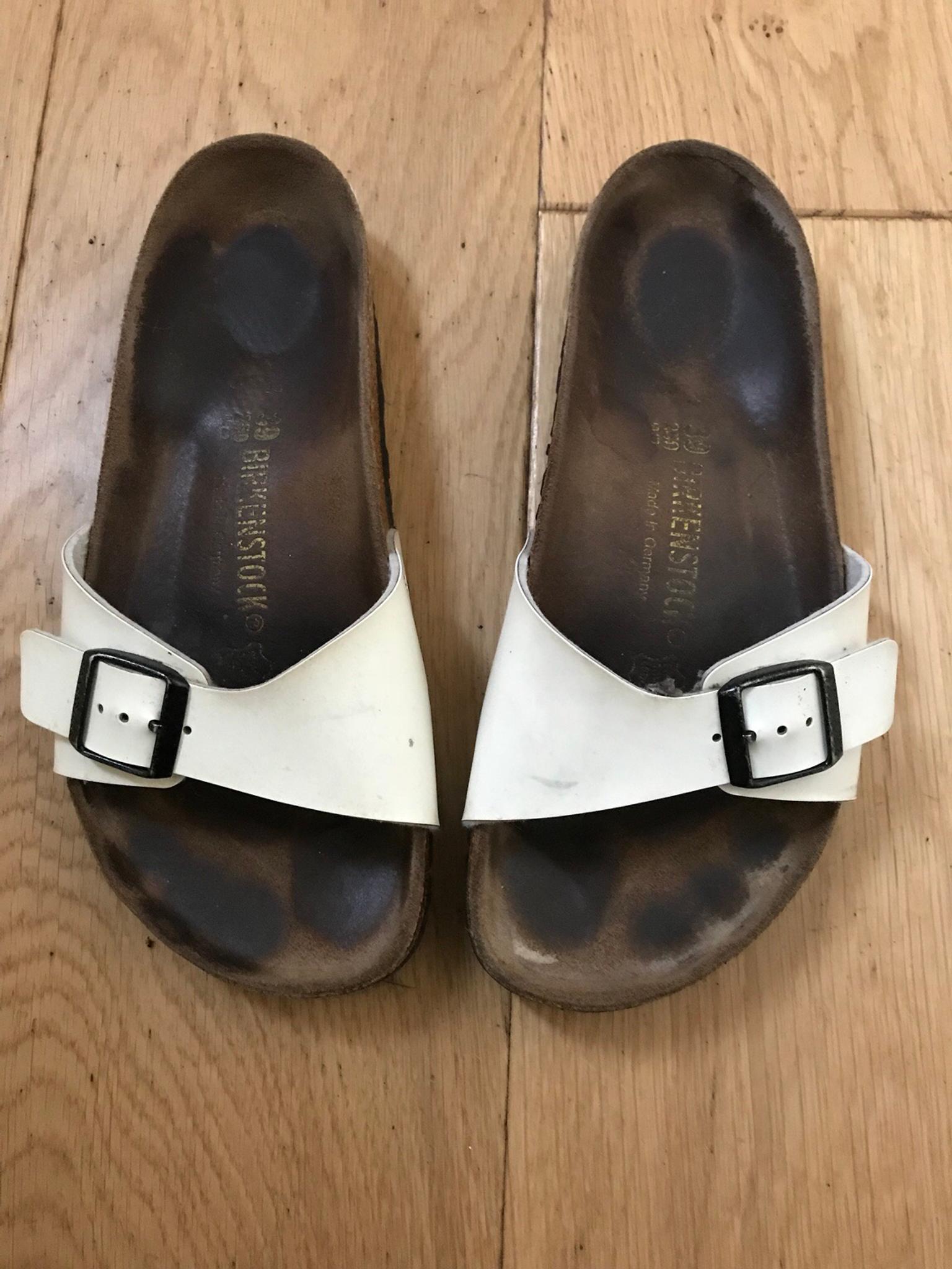 Birkenstock white womens sandals. Uk 6 