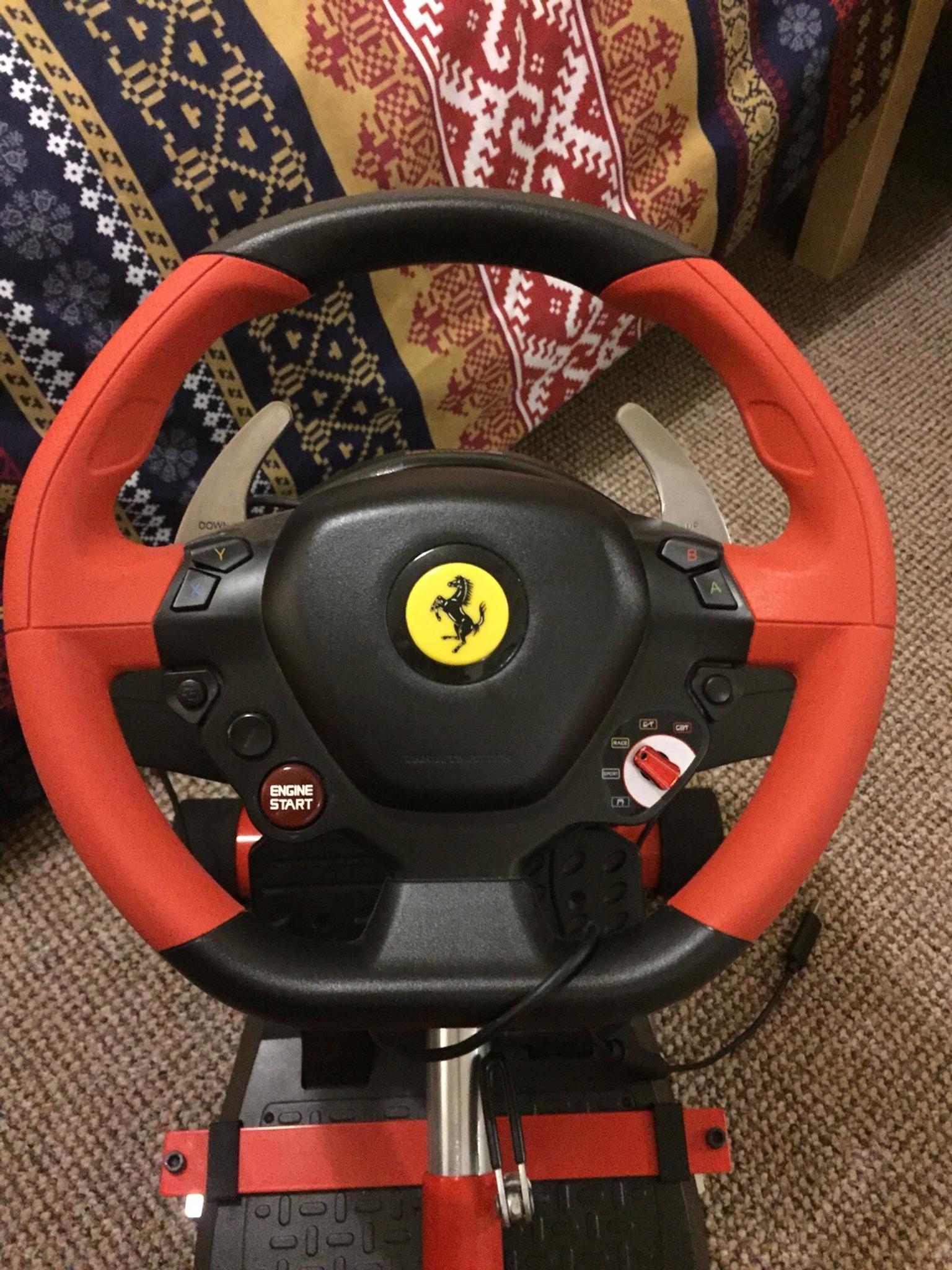 Ferrari 458 Gaming Racing Wheel And Stand
