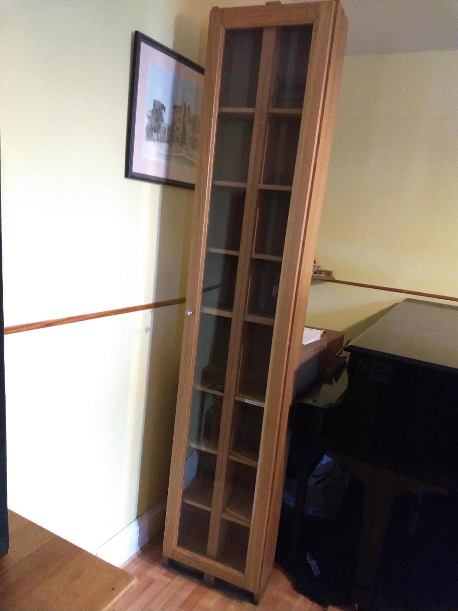 Ikea Dvd Cd Cabinet With Glass Door In Bs34 Gifford For 8 00 For