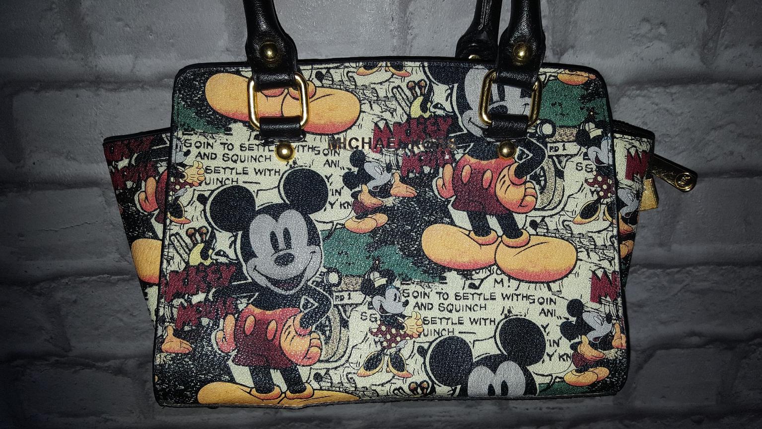 michael kors mickey mouse purse