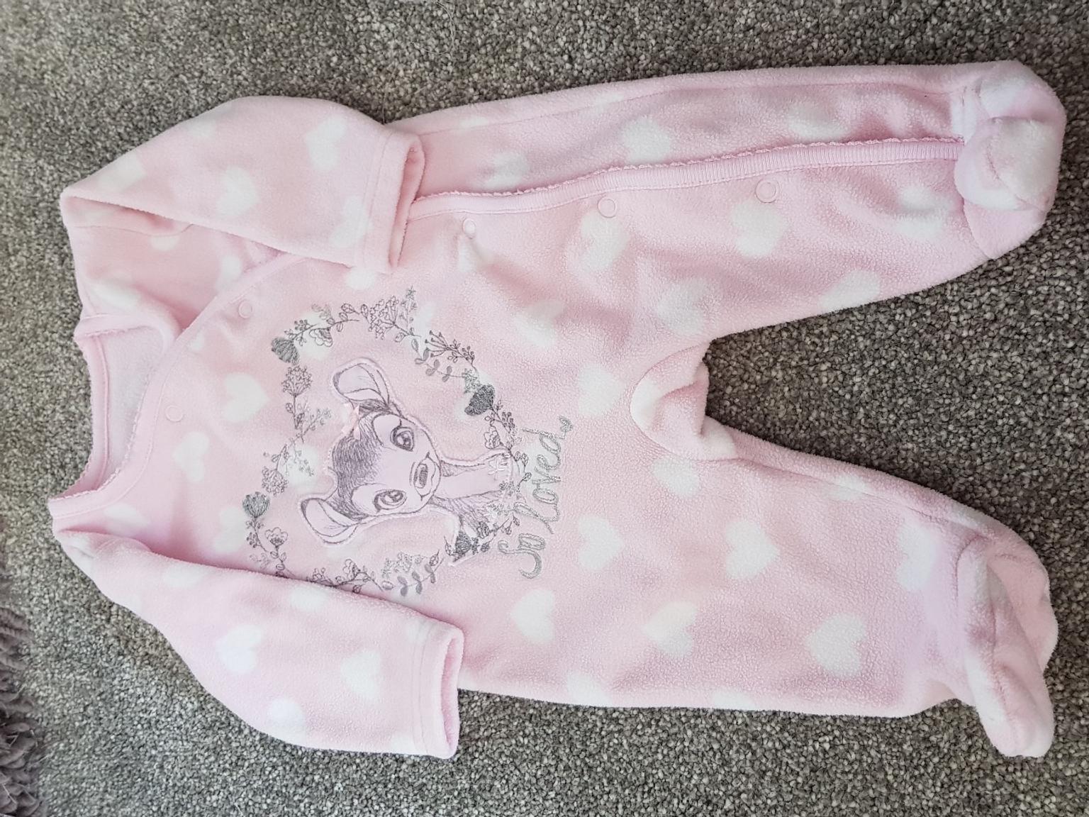 baby girl sleepsuits asda