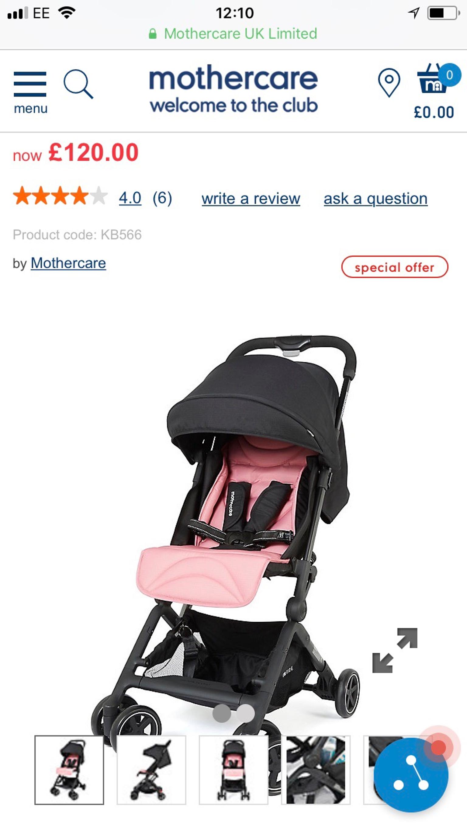 stroller di mothercare