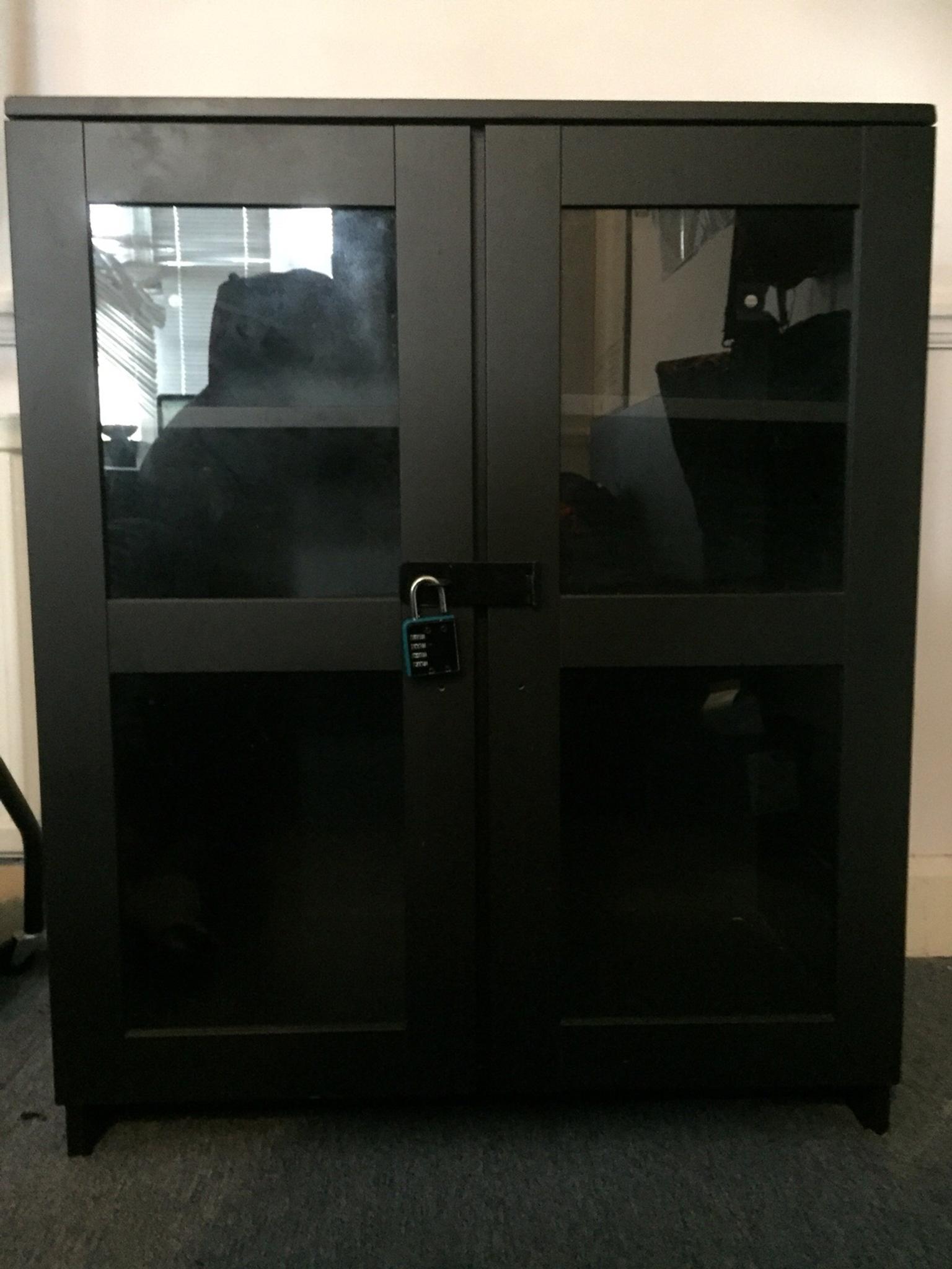 Lockable Ikea Brimnes Glass Cabinet In Se4 Lewisham Fur 30 00