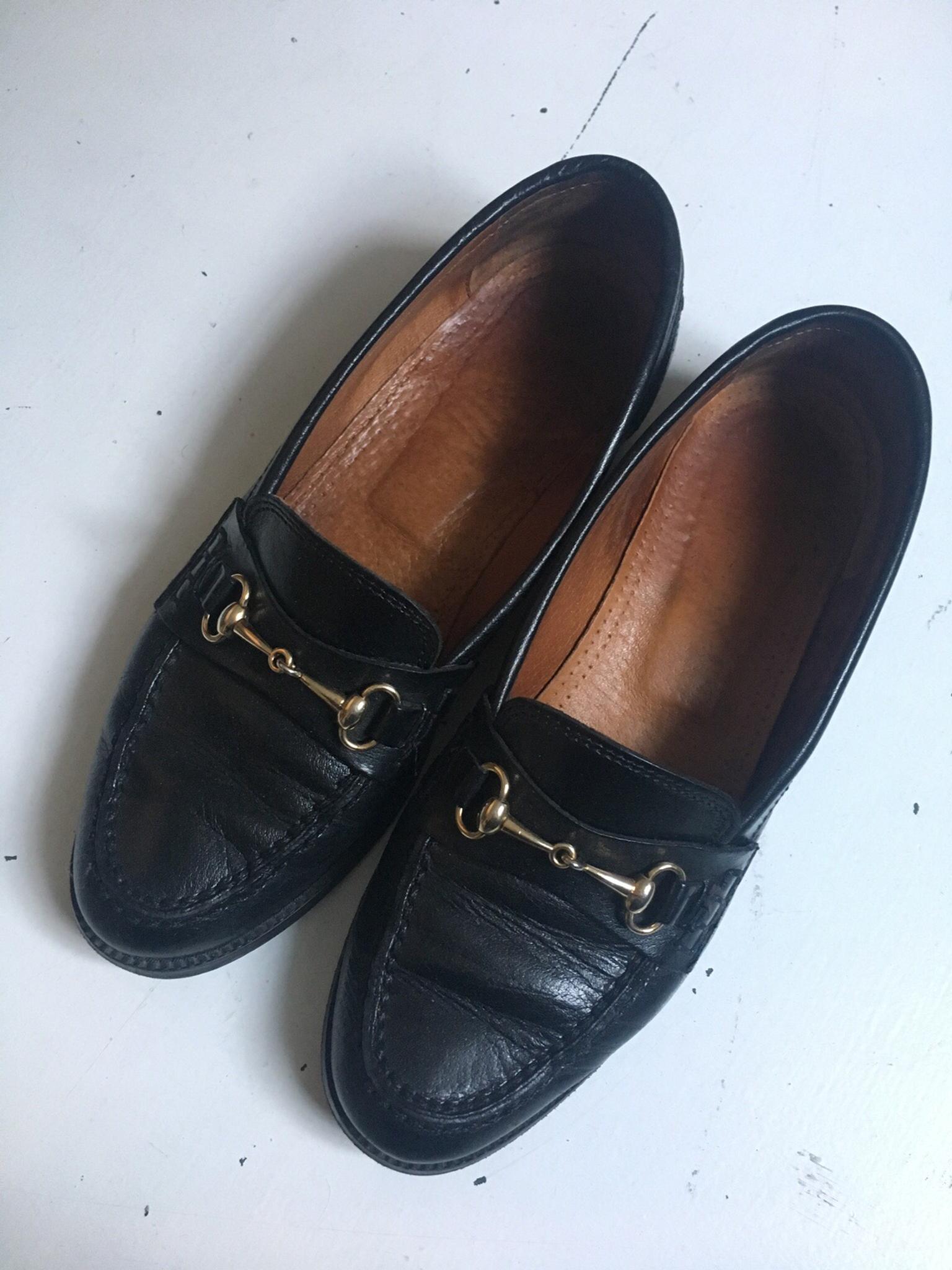 russell and bromley black loafers
