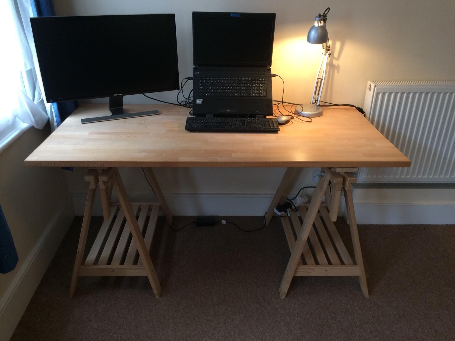 Ikea Finnvard/Linnmon table desk in N5 Islington for £35.00 for sale | Shpock