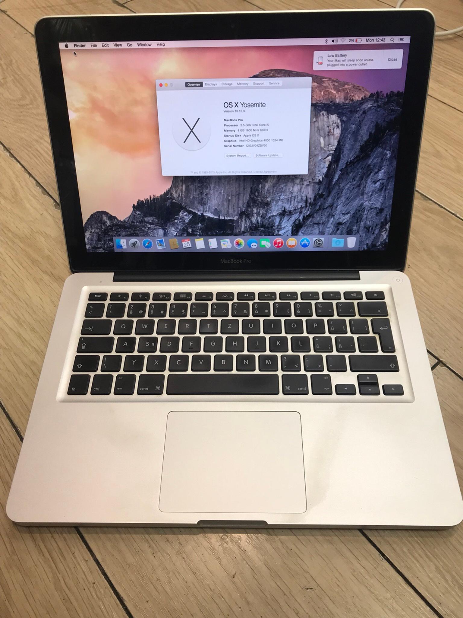 Apple Macbook Pro 13 Inch Mid 12 8gb Ram In L1 Liverpool For 450 00 For Sale Shpock
