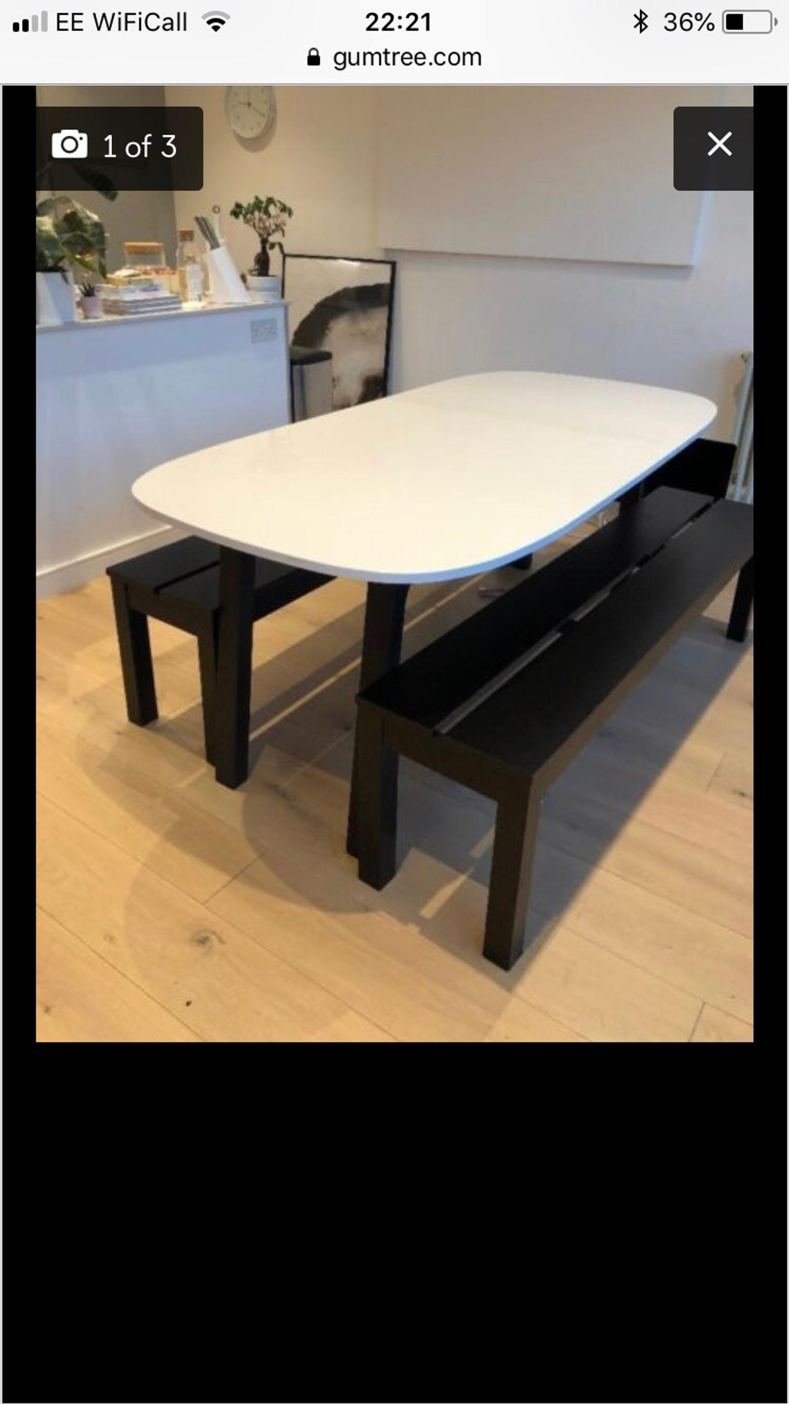 Ikea Dining Table And Benches 6 Person In E2 Hamlets For 150 00 For Sale Shpock