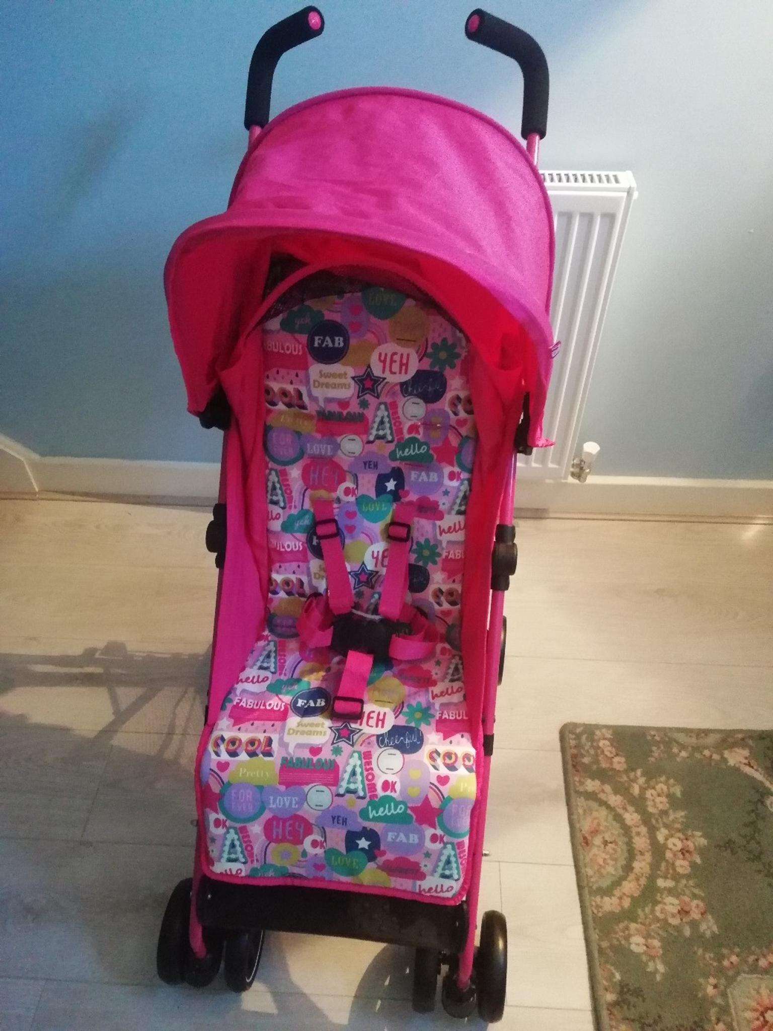 mothercare pushchair pink