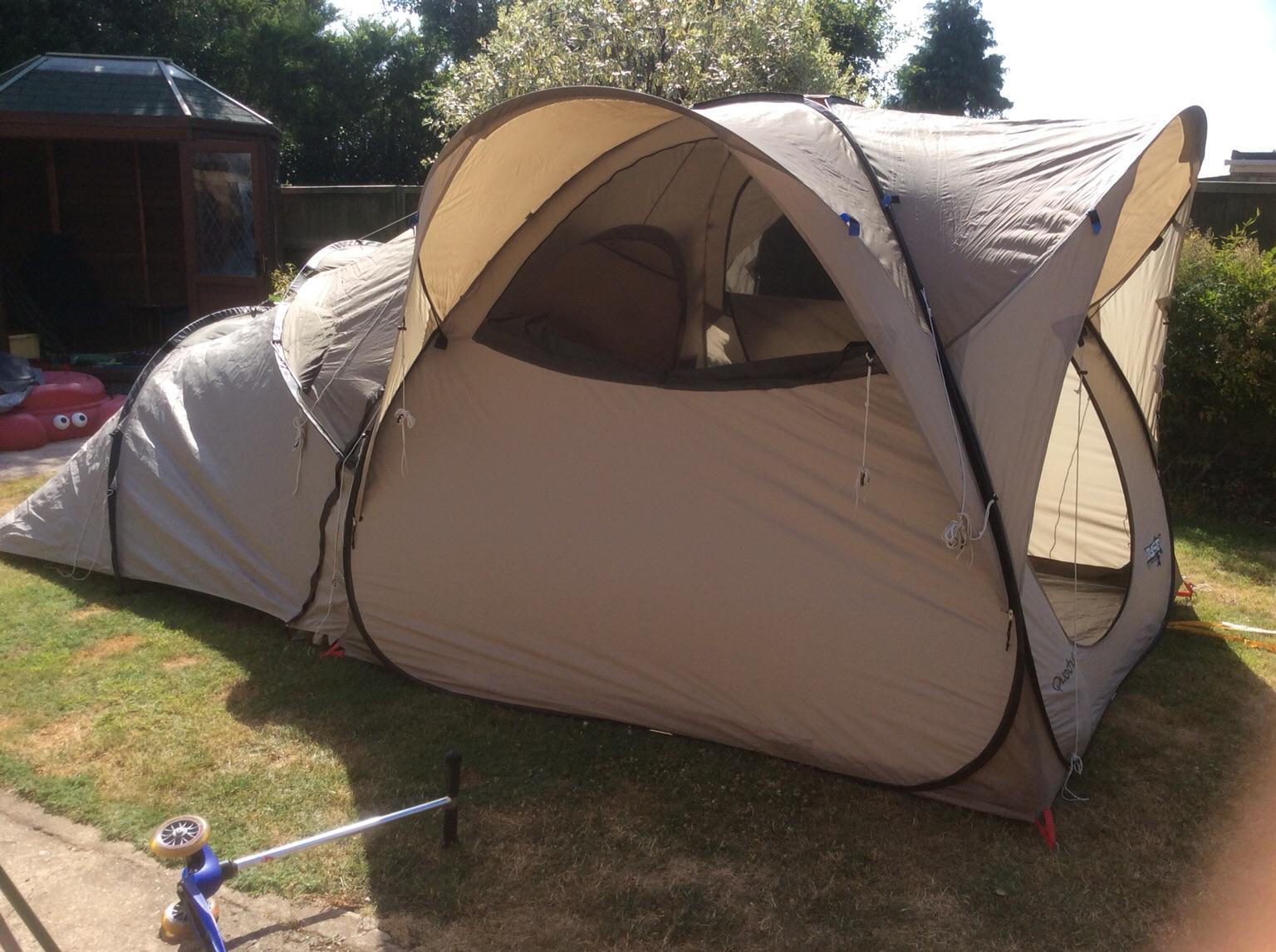 quechua base seconds 4.1 pop up tent