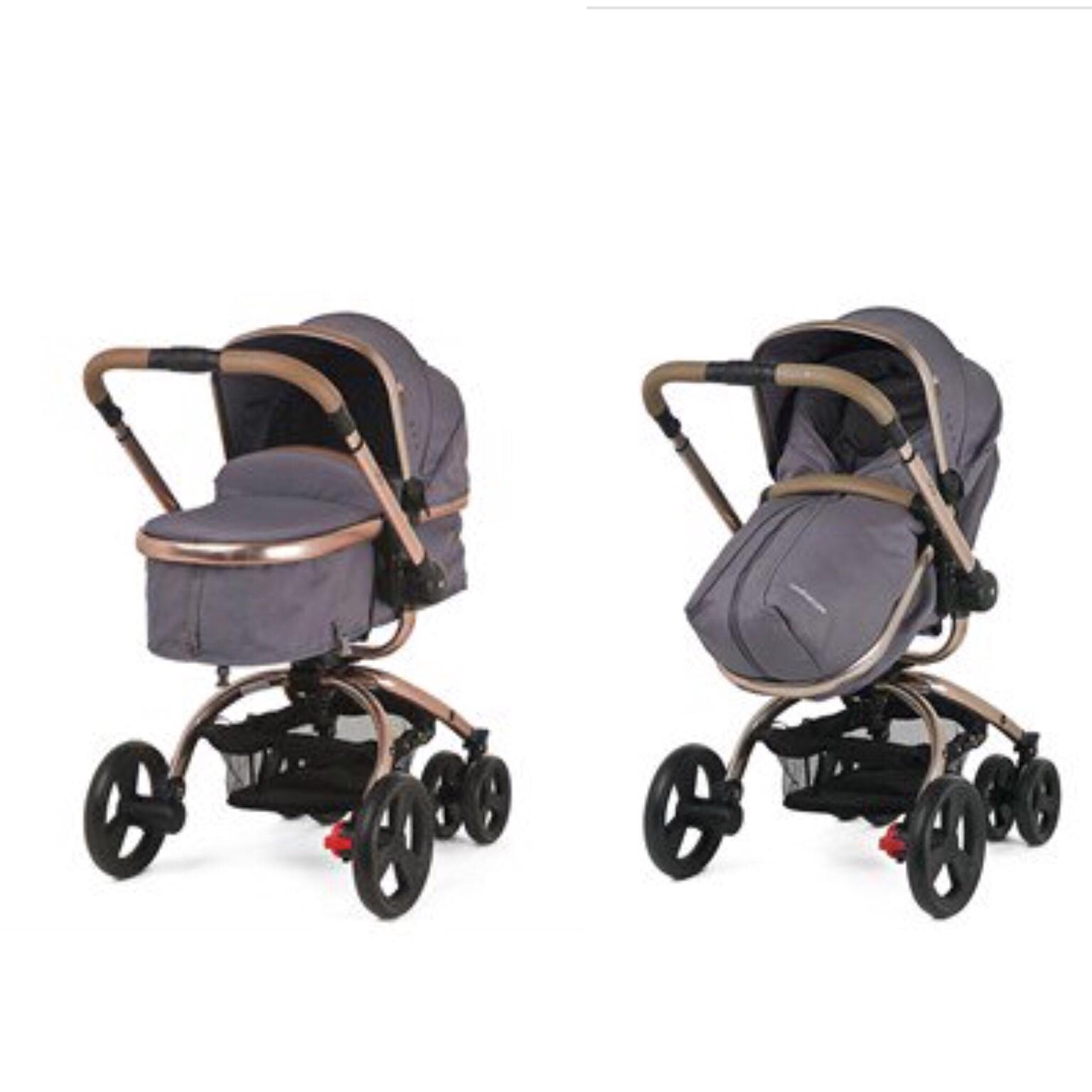 mothercare orb grey and rose gold