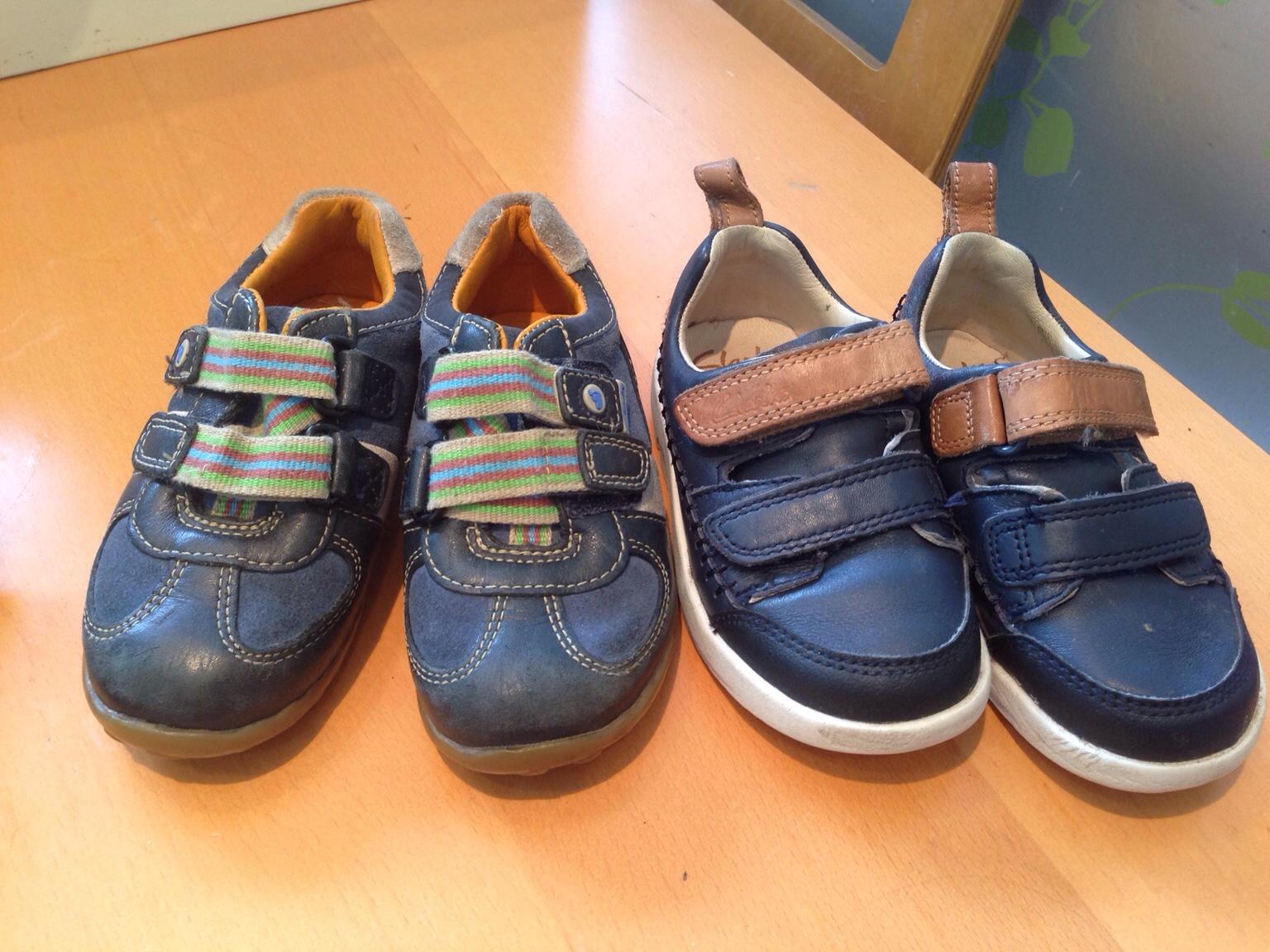 Clarks Boys First Shoes Size 5.5G \u0026 5 