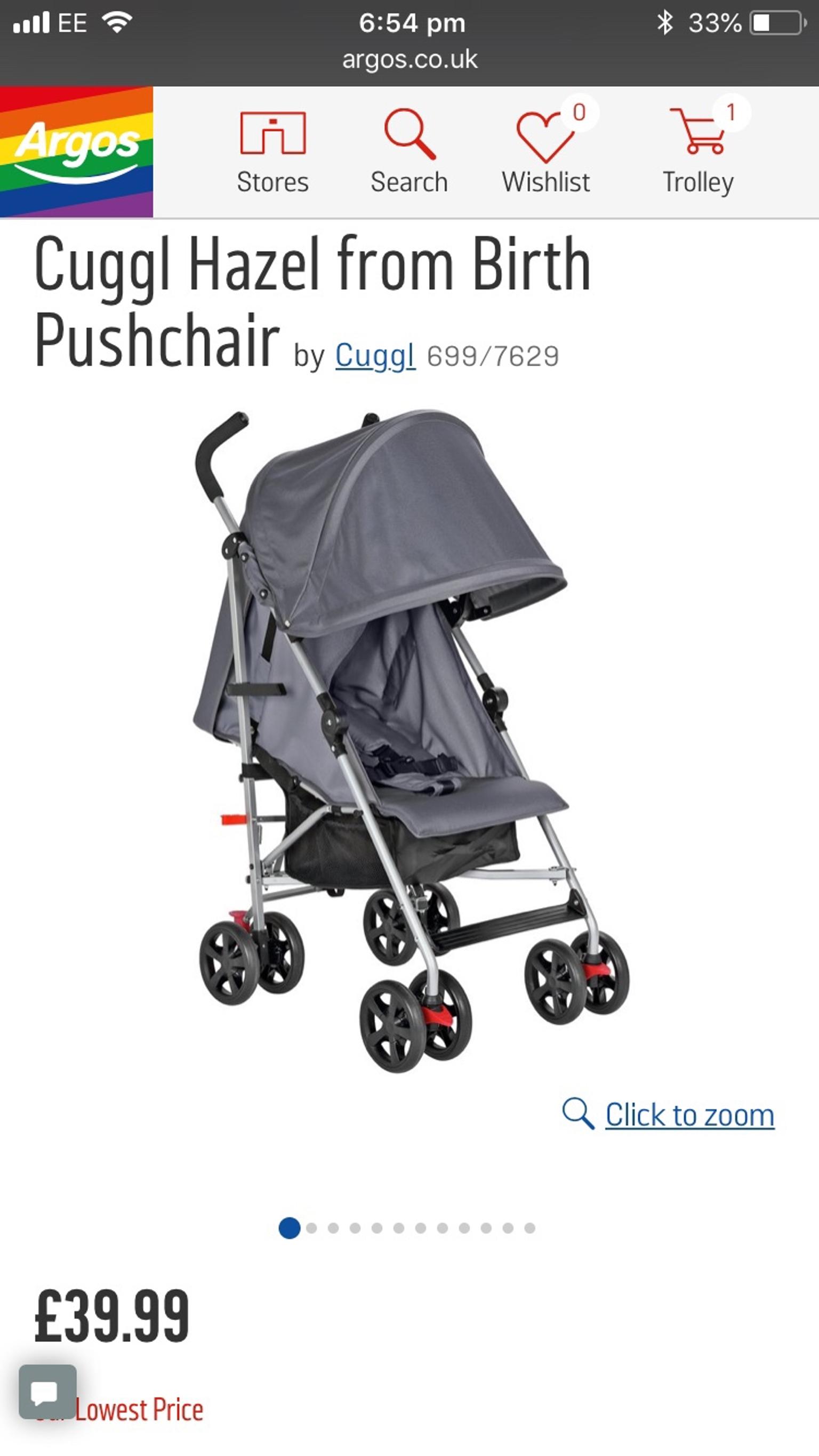 lightweight pushchair argos