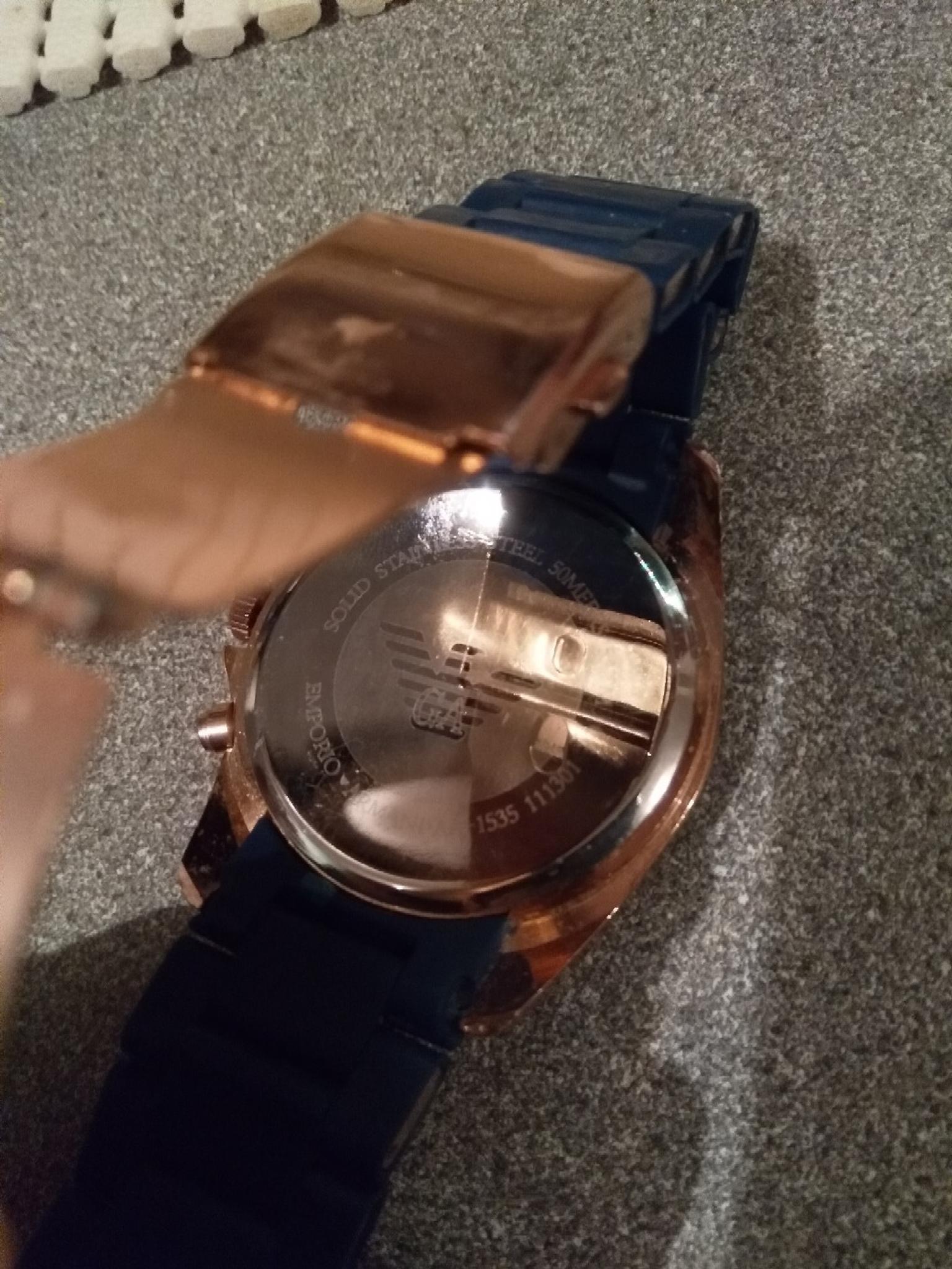 how to tell if my armani watch is real