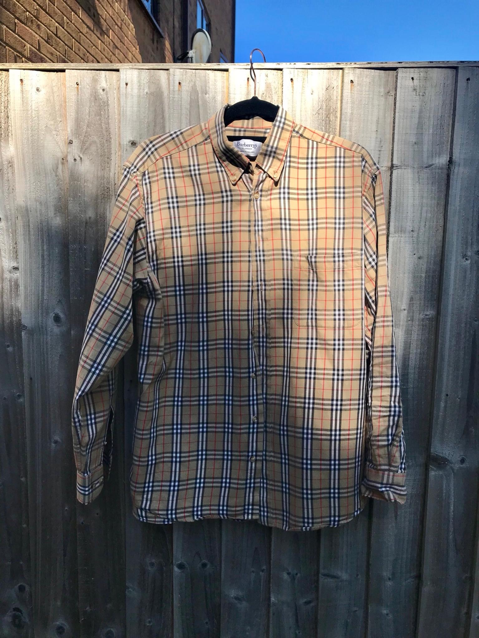burberry shirt pattern