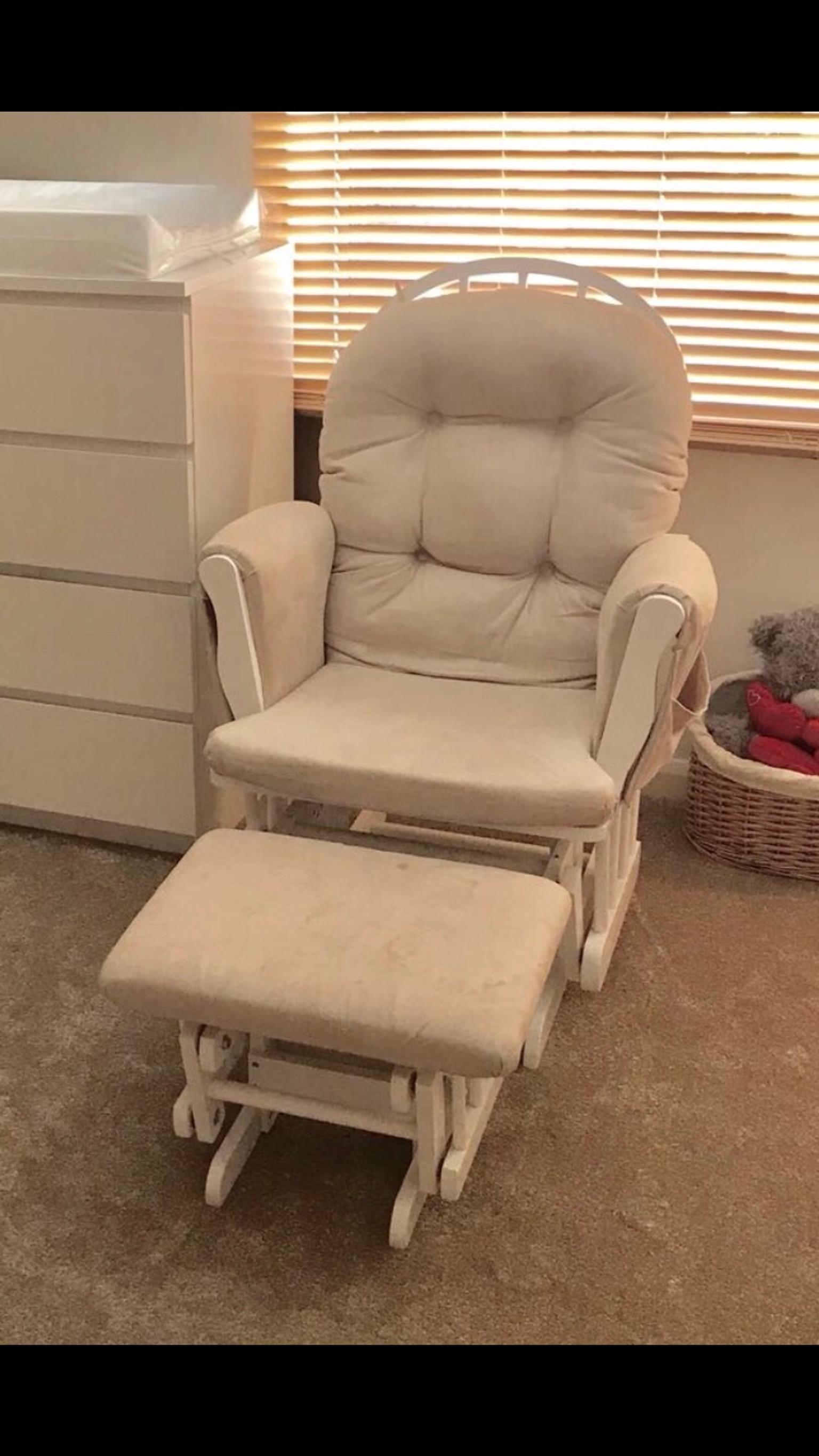 cream nursing chair