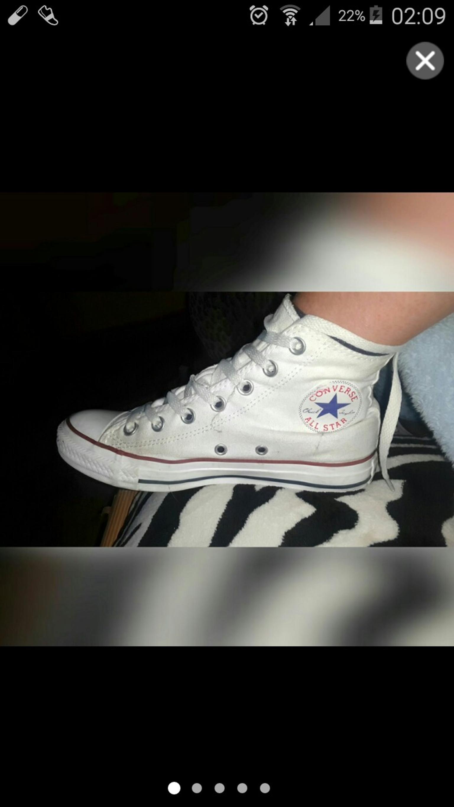 Converse bianche in Roma for €30.00 for sale | Shpock