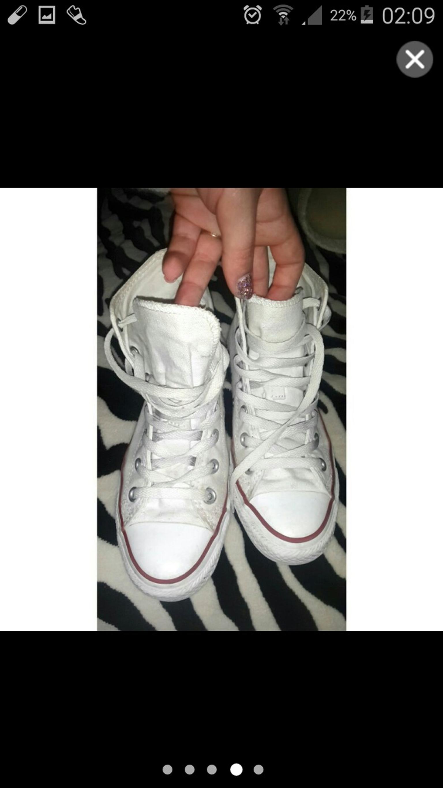 Converse bianche in Roma for €30.00 for sale | Shpock