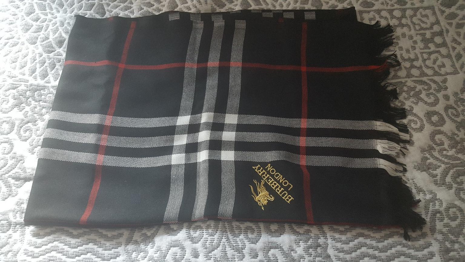 Burberry London check wool and silk 