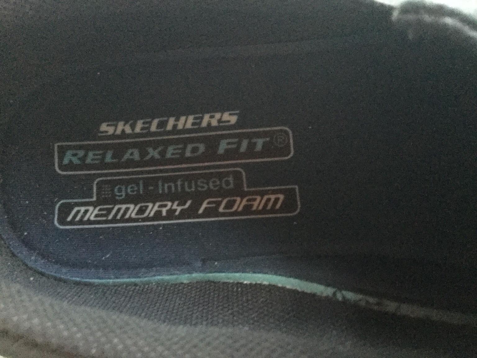 men's skechers relaxed fit gel infused memory foam