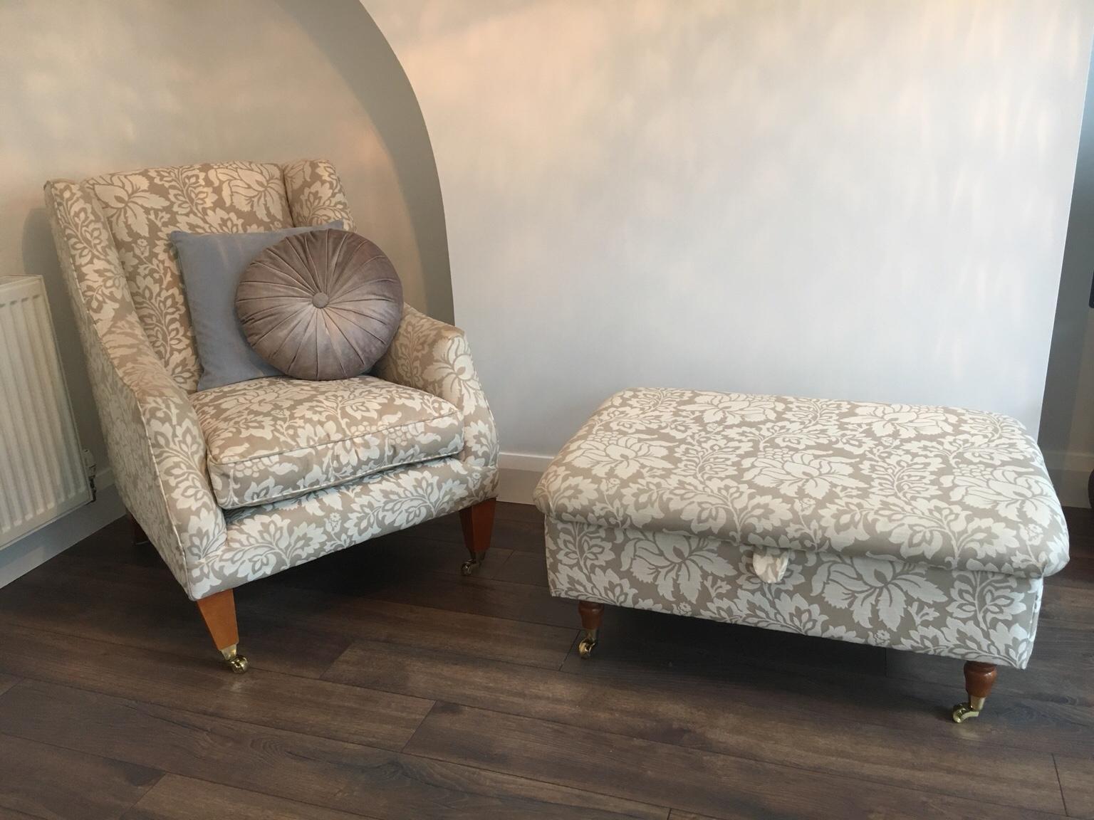 Laura Ashley Armchair And Footstool In L12 Liverpool For 210 00 For