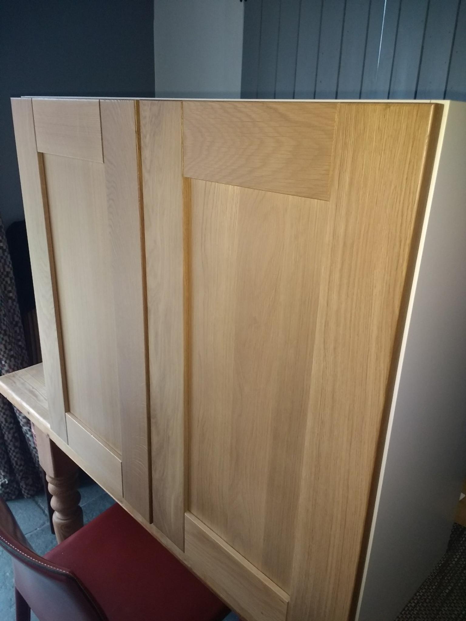 Kitchen Cabinet 800mm Oak Wall Unit In Helsby For 25 00 For Sale