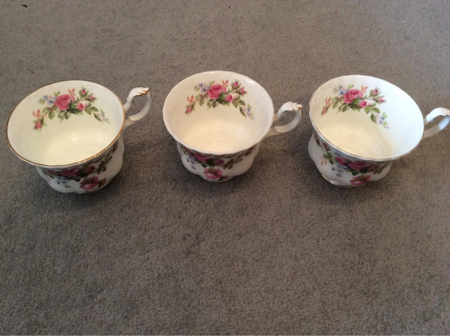 Royal Albert Bone China Moss Rose Tea Cups In Ws9 Lichfield For 15 00 For Sale Shpock