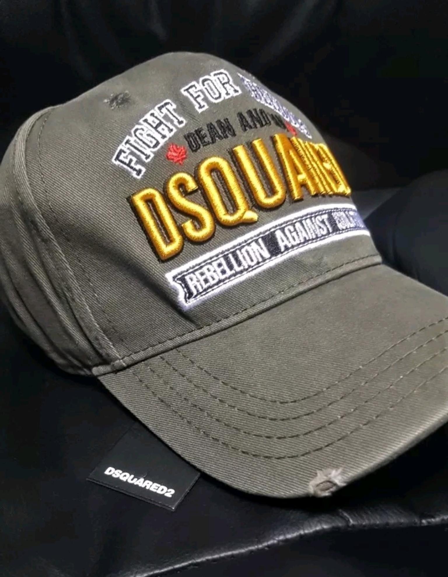 dsquared fight for freedom cap black