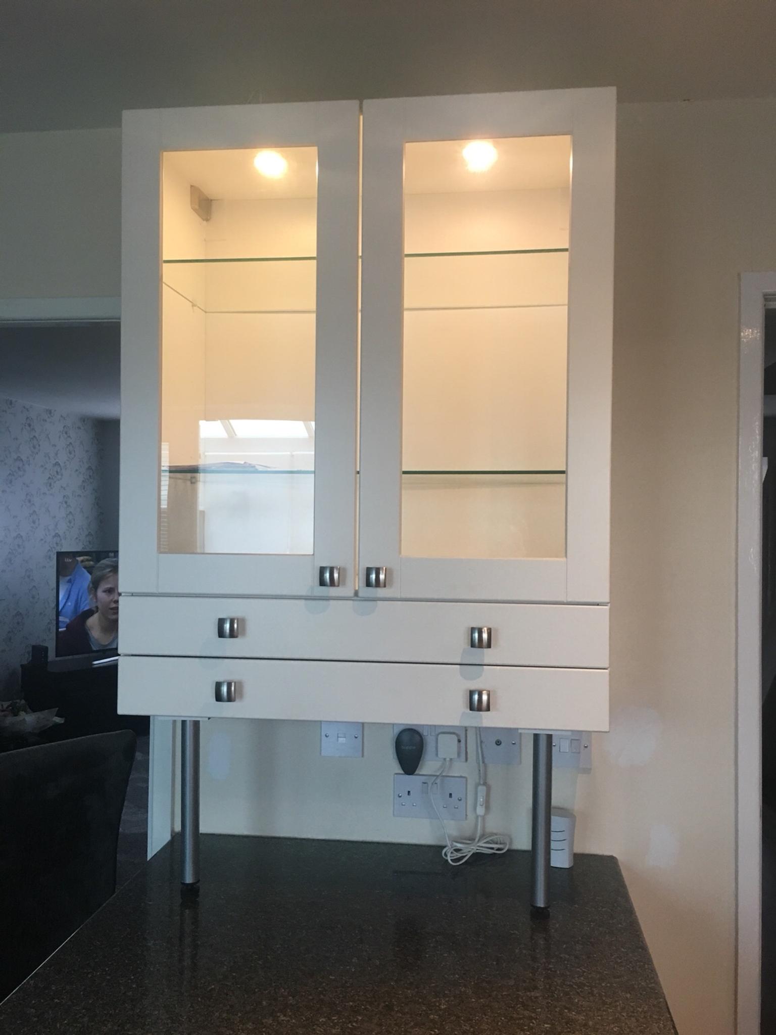 Ikea White Wall Cabinet In Ol10 Rochdale Fur 70 00 Zum Verkauf
