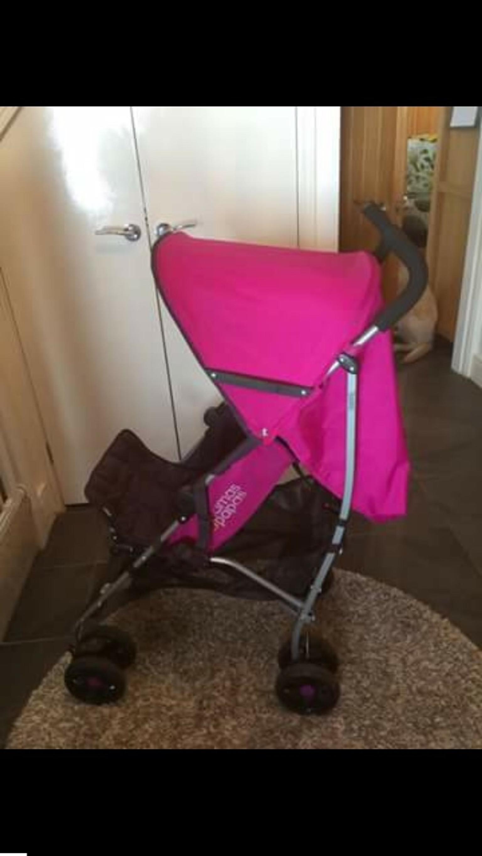 mamas and papas pink stroller