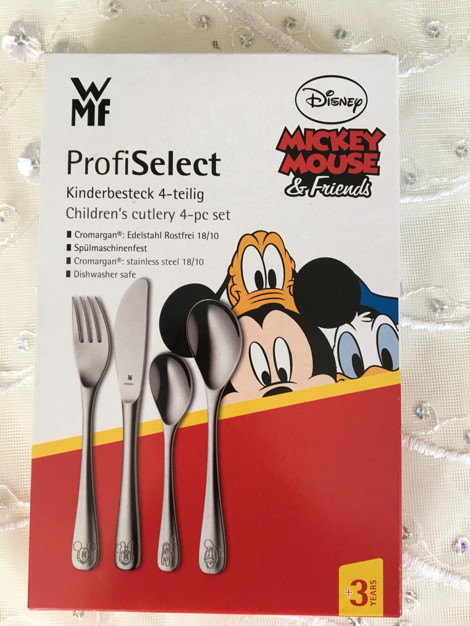 WMF Disney Mickey Mouse Löffel Set 3-teilig Cromargan Edelstahl poliert