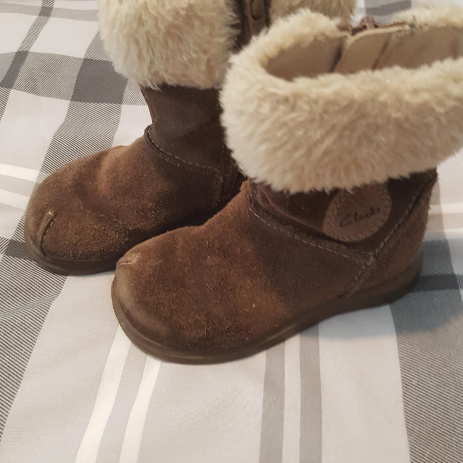 clarks baby girl boots