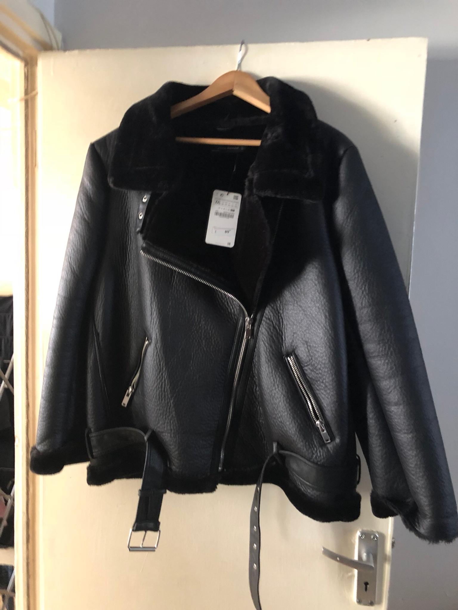 Zara Aviator/Biker black jacket in SE1 