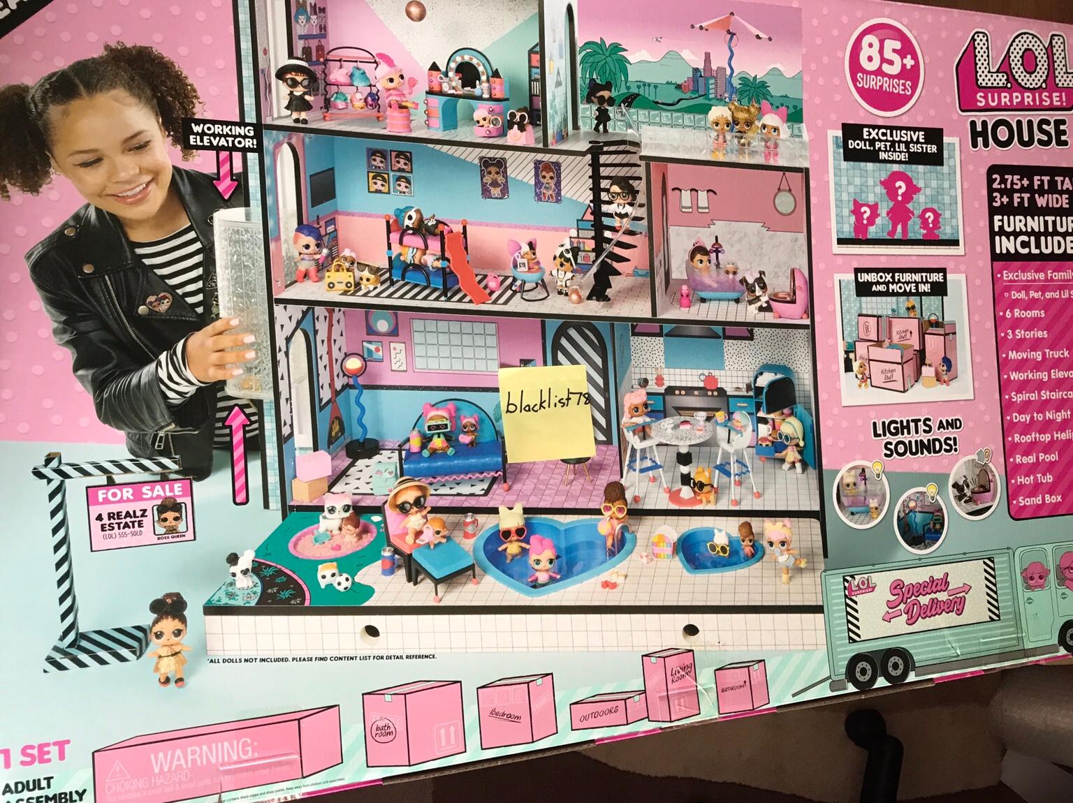lol surprise doll house in stock