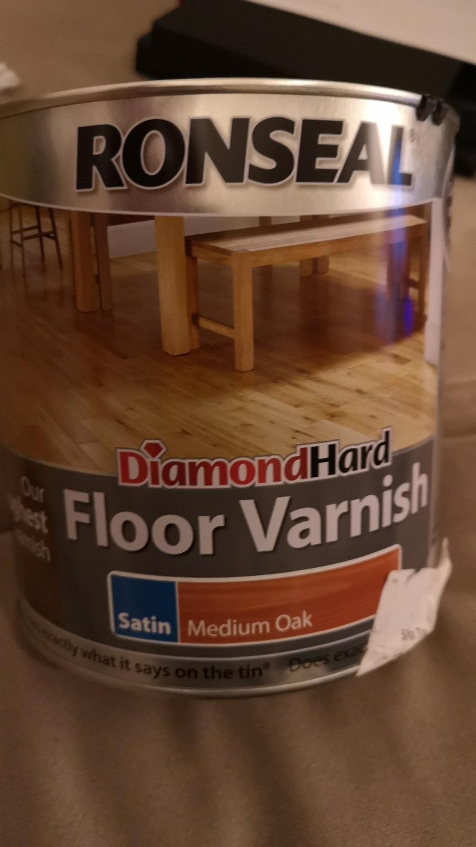 Ronseal Diamond Hard Floor Varnish Medium Oak In B18 Birmingham