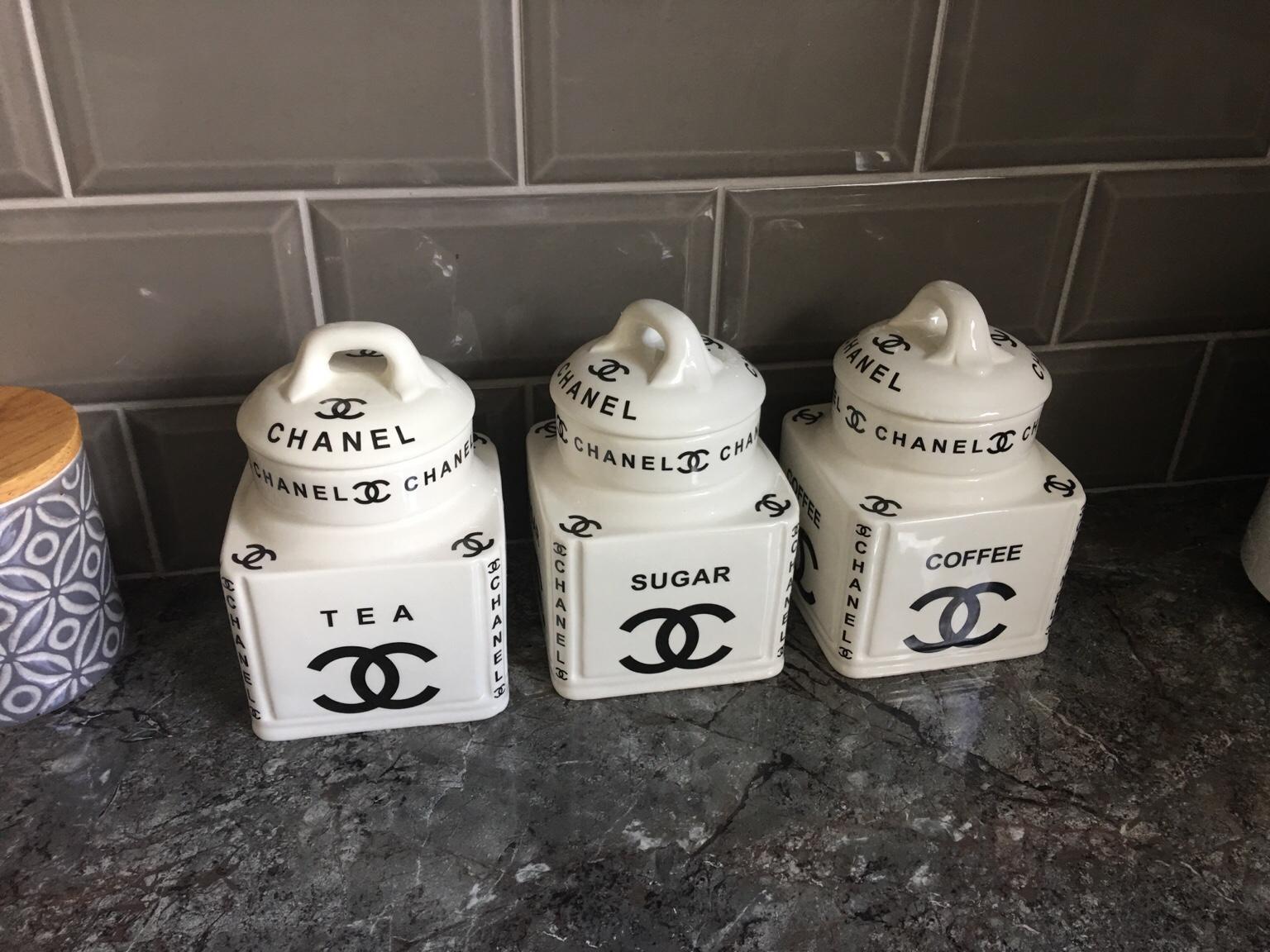 Chanel tea coffee sugar storage jars in 