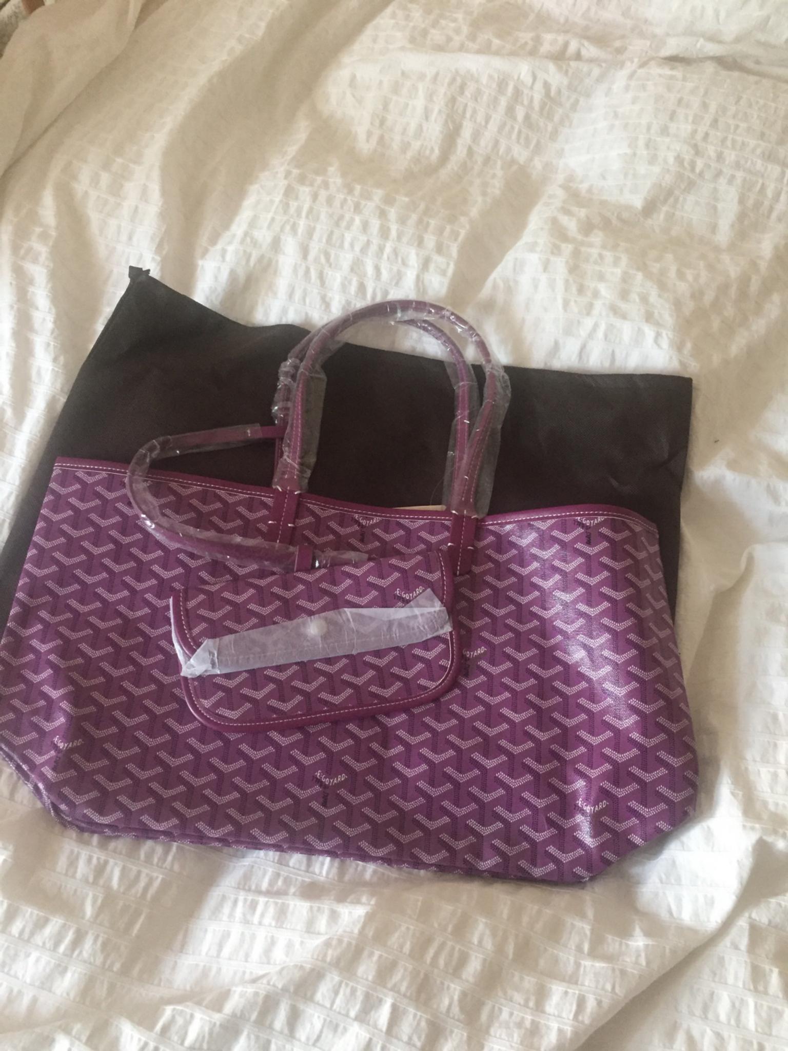 goyard bag purple