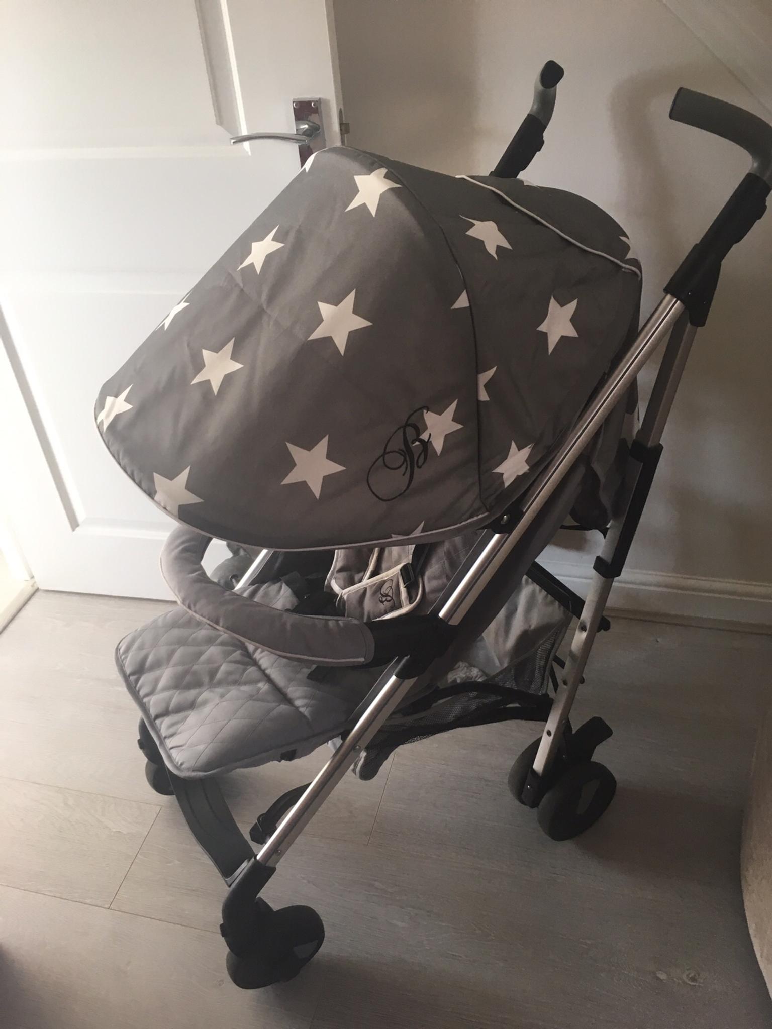 my babiie grey star stroller