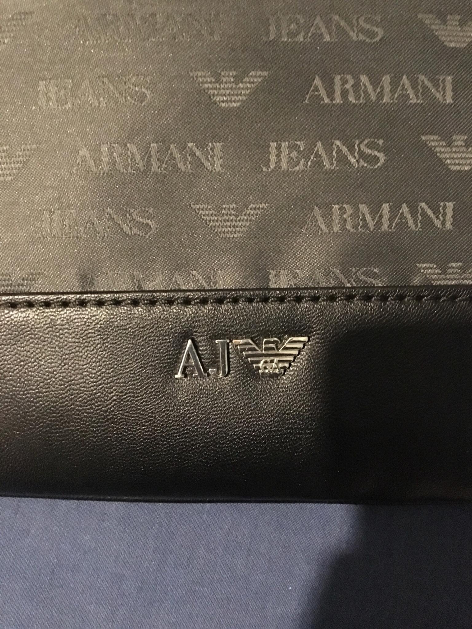armani jeans pouch grey