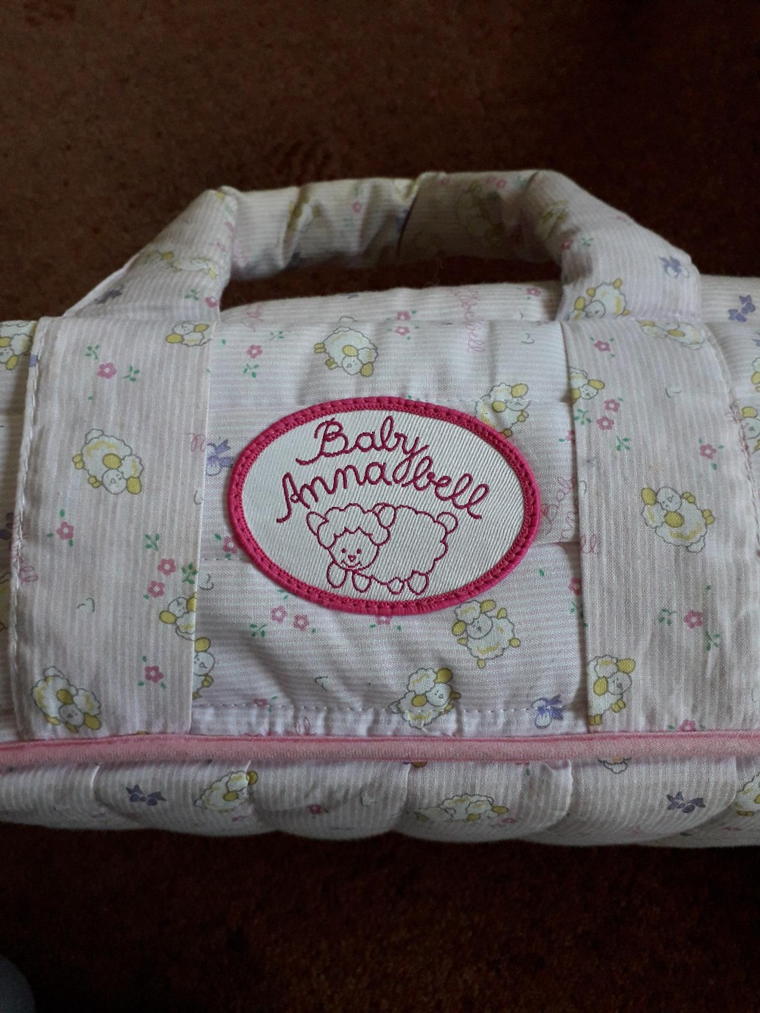 baby annabell carrycot