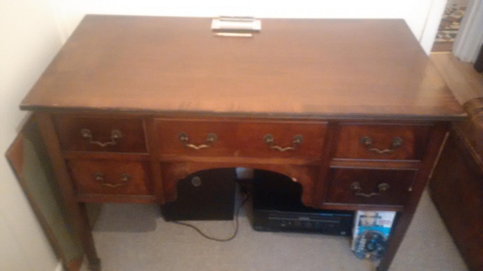Lovely Edwardian Compact Writing Desk In Wr1 Worcester Fur 65 00