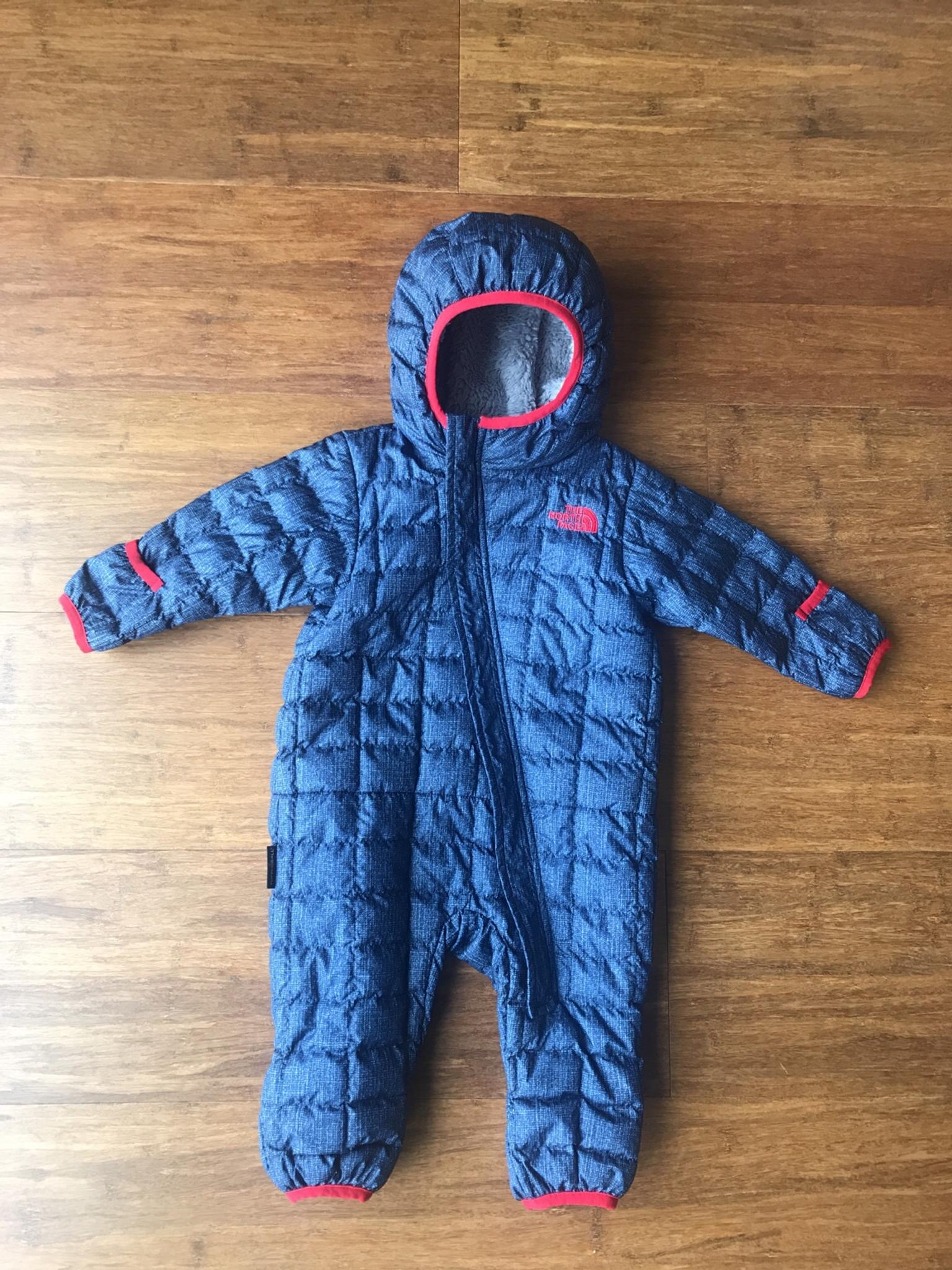 north face baby snowsuit