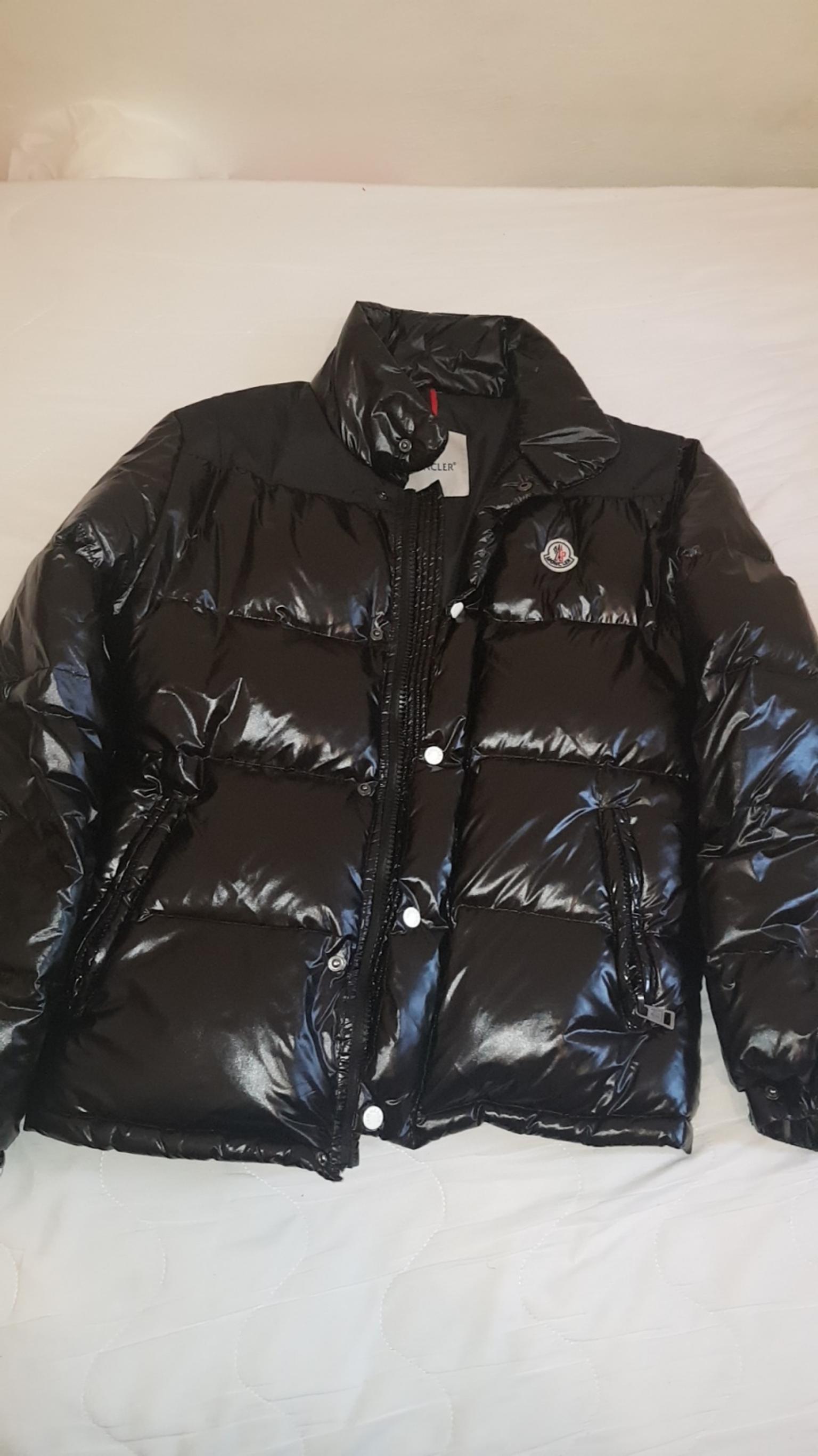 moncler black bomber jacket