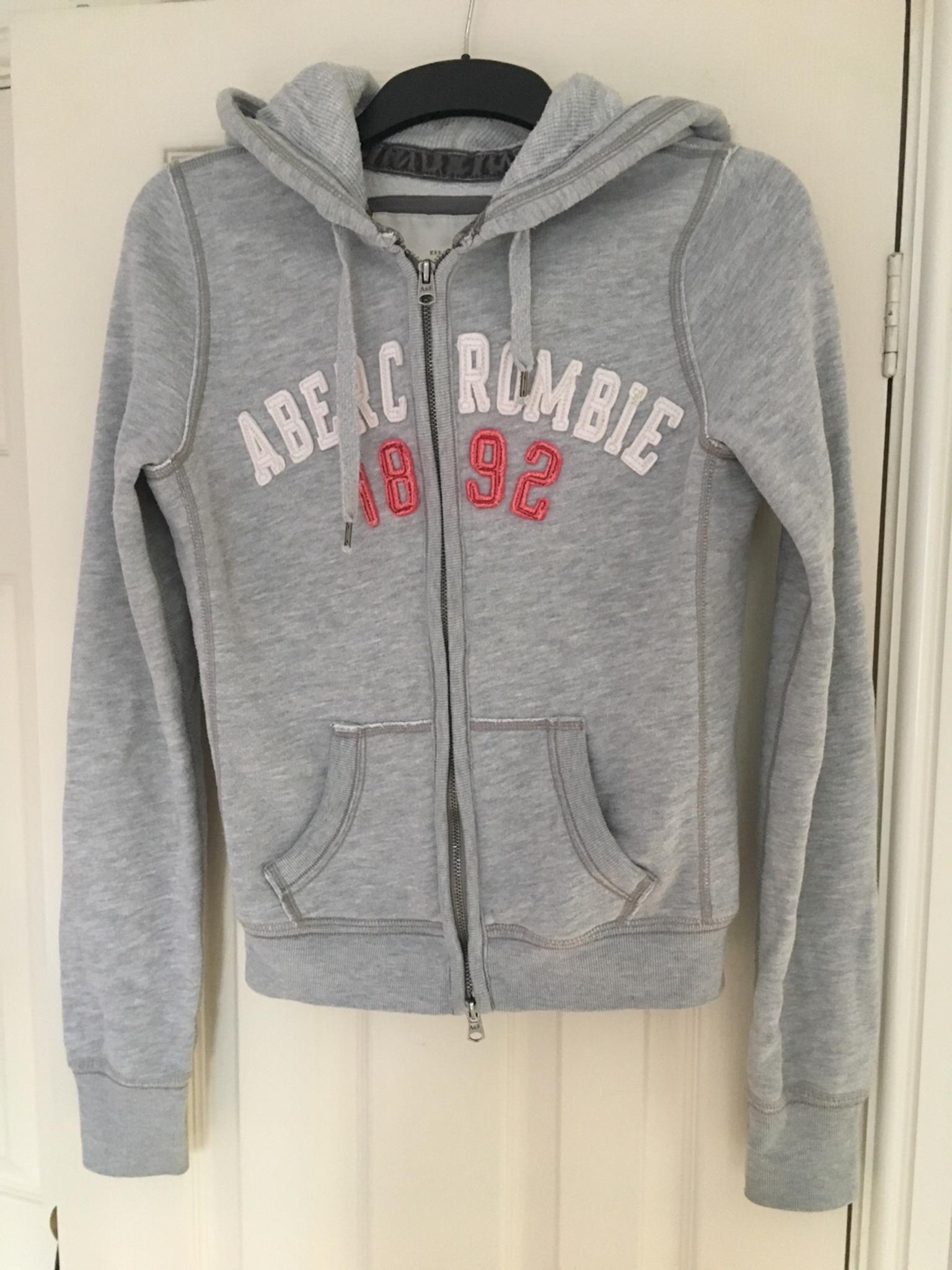 abercrombie and fitch zip hoodie