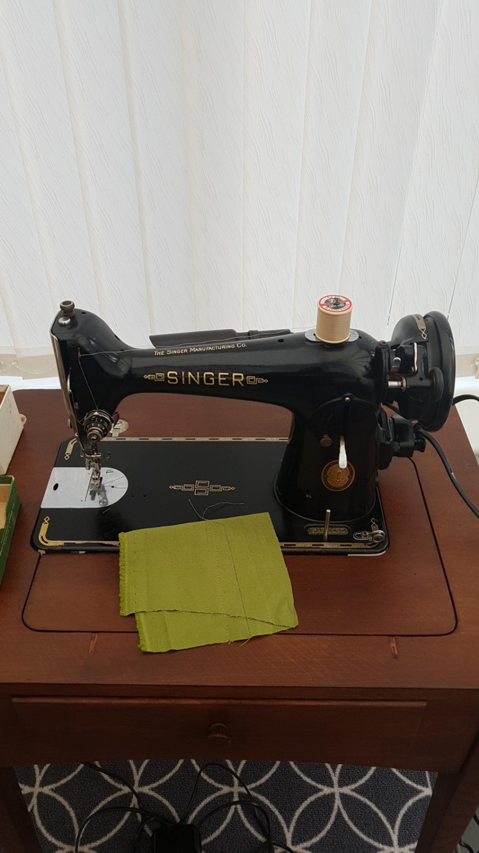1950 S Singer 201k Vintage Sewing Machine In Wa11 Helens Fur 79