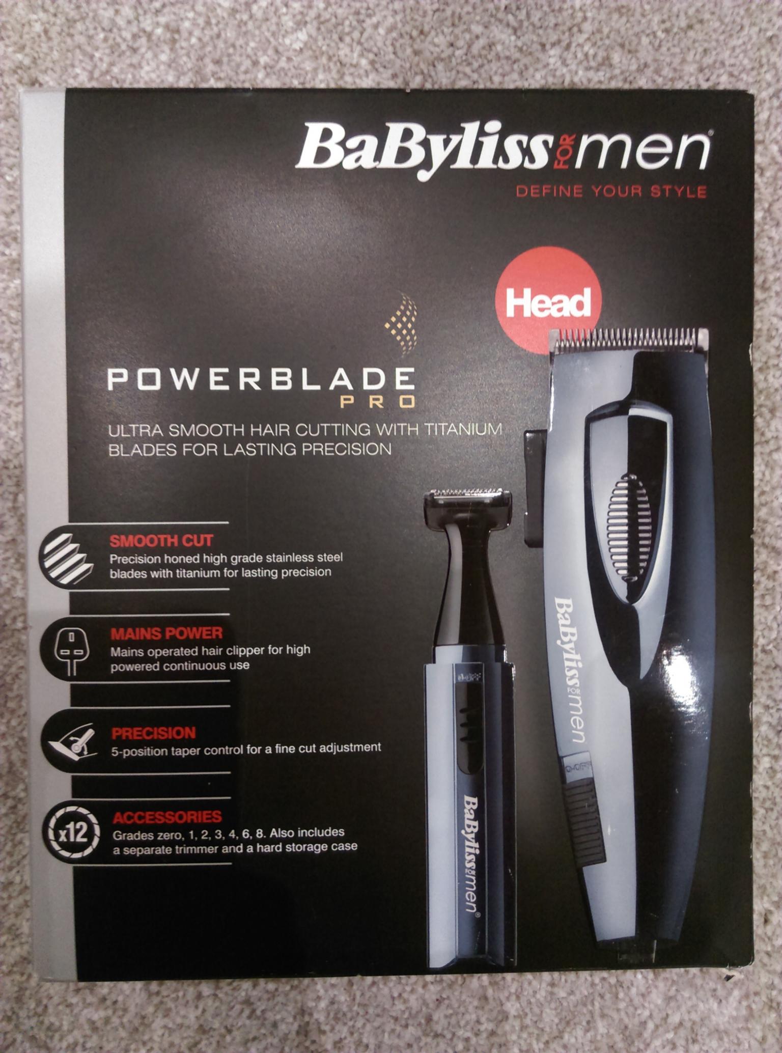 babyliss for men power blade pro clipper