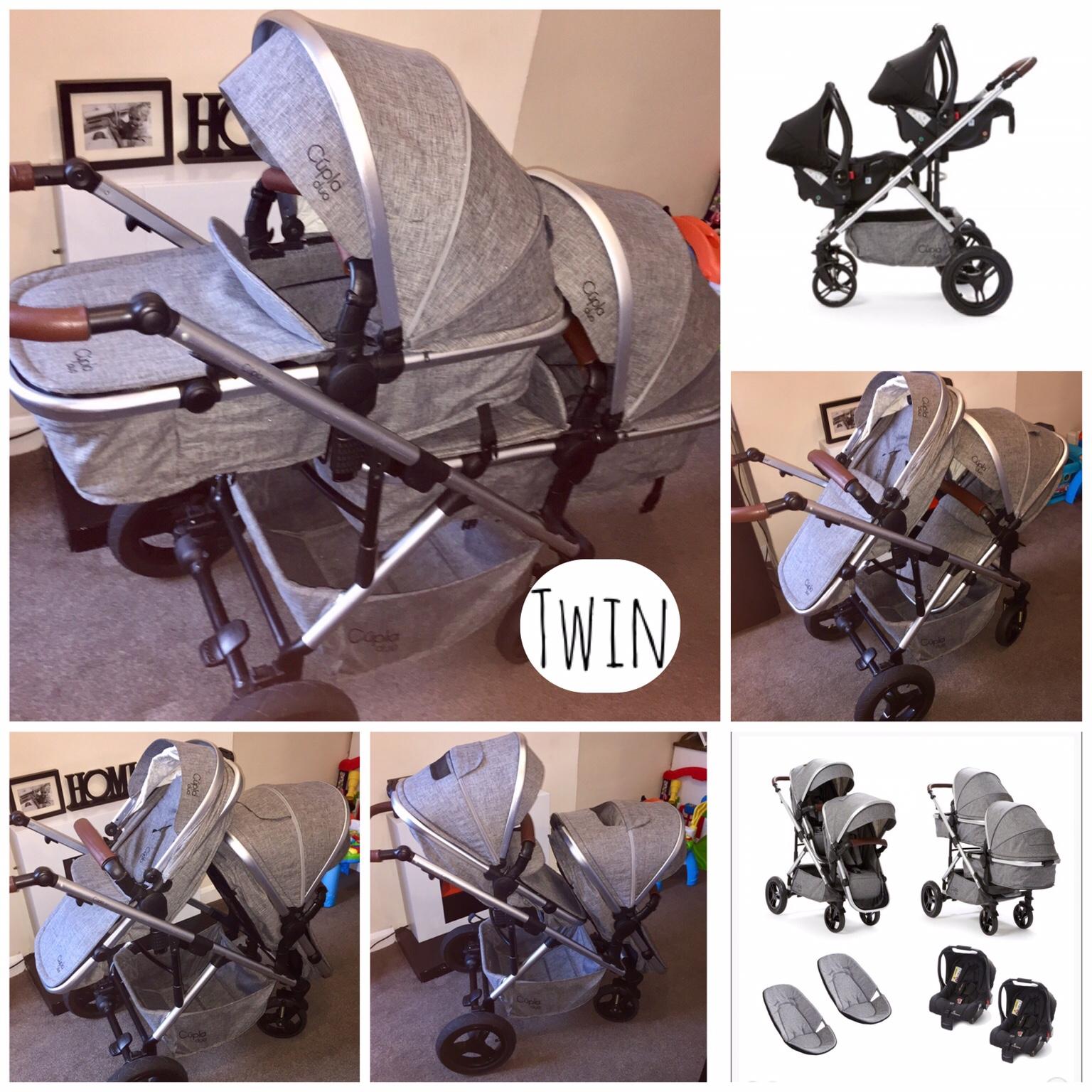 cupla duo twin travel system