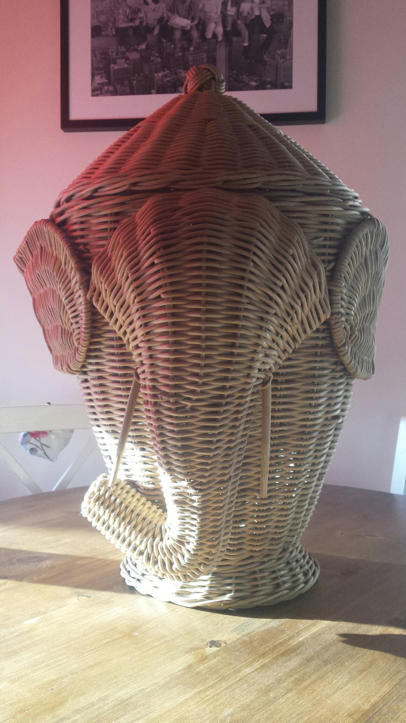 Zara elephant laundry basket. in 