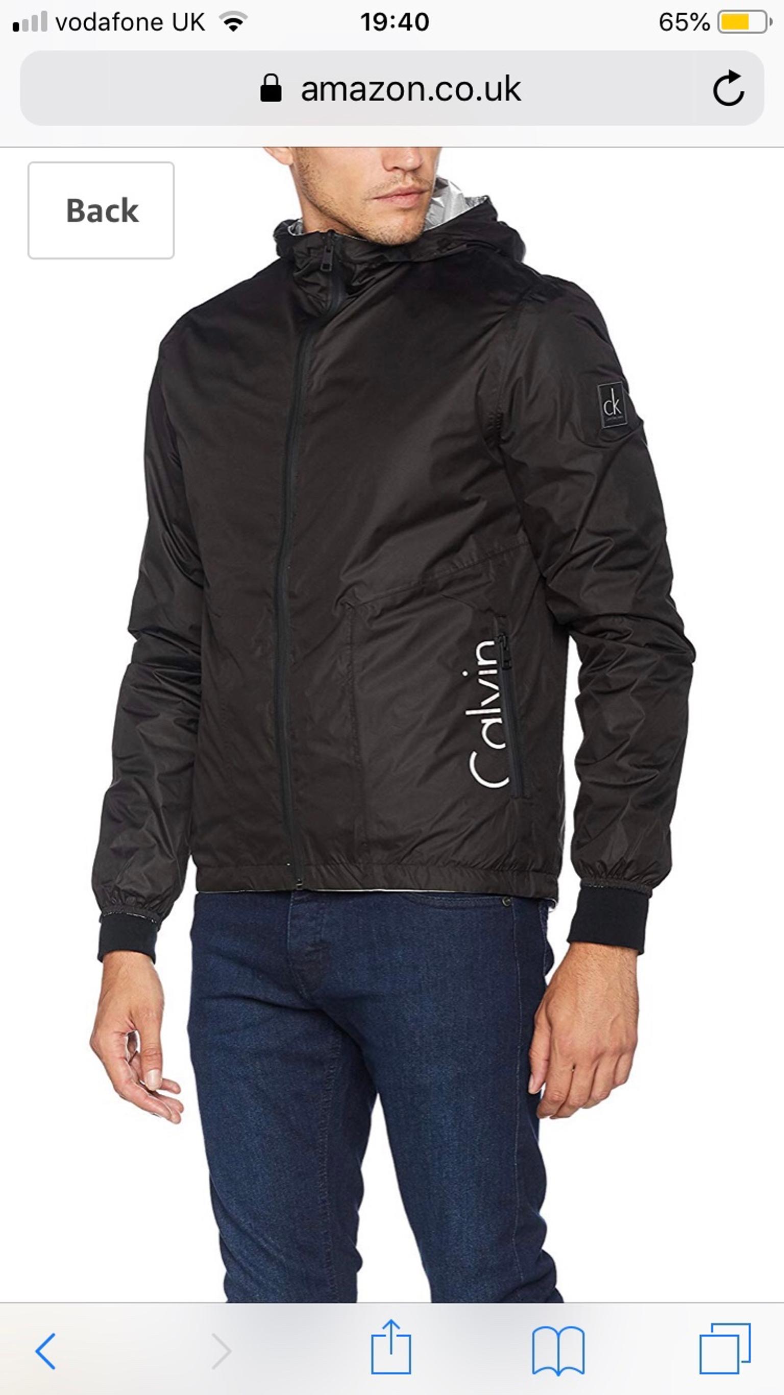 calvin klein reversible jacket