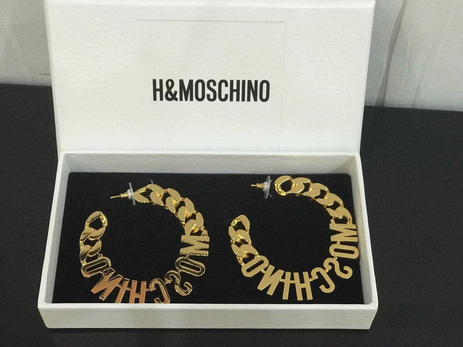 moschino earrings h&m